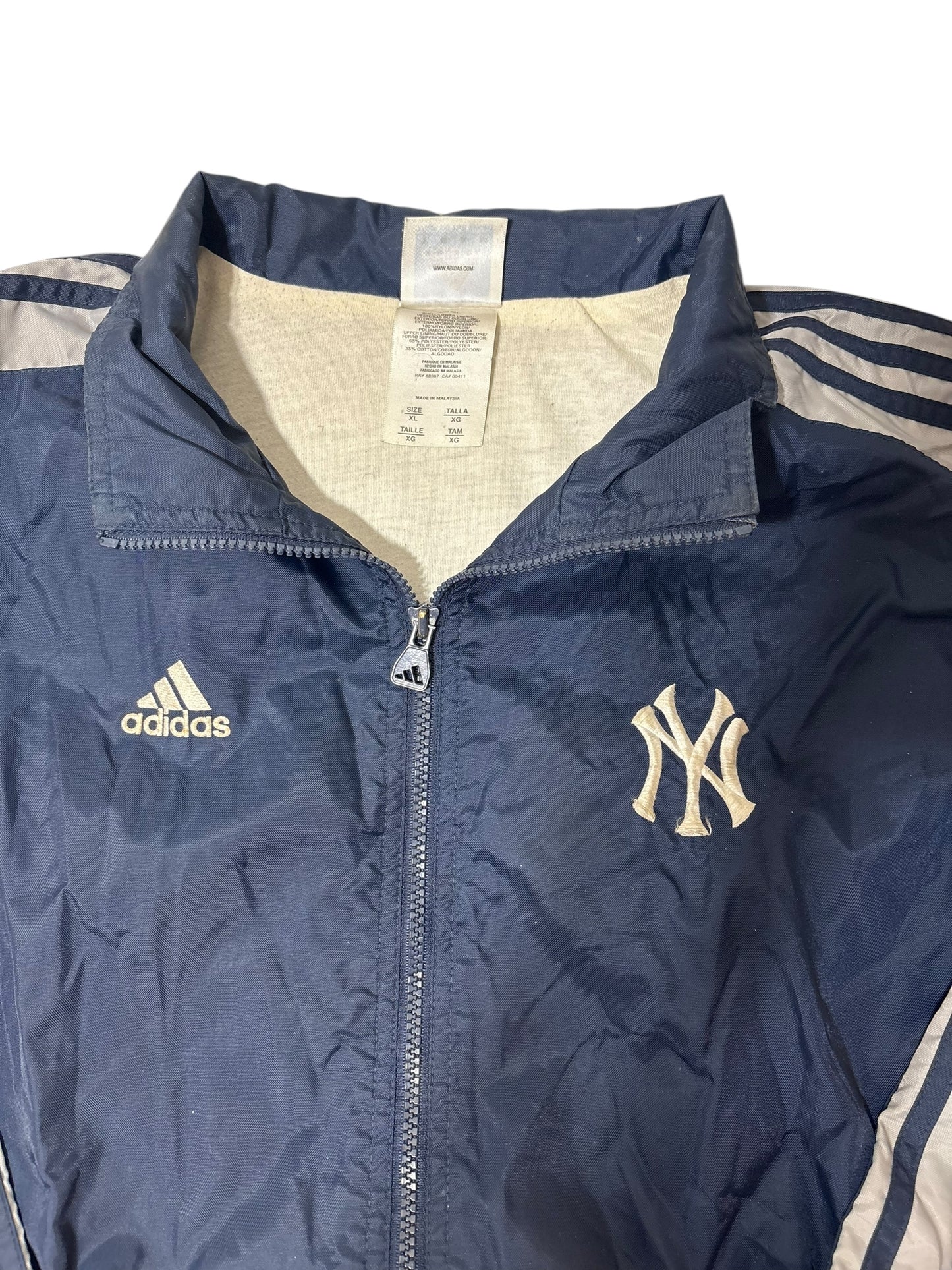 Vintage Y2K Yankees adidas windbreaker