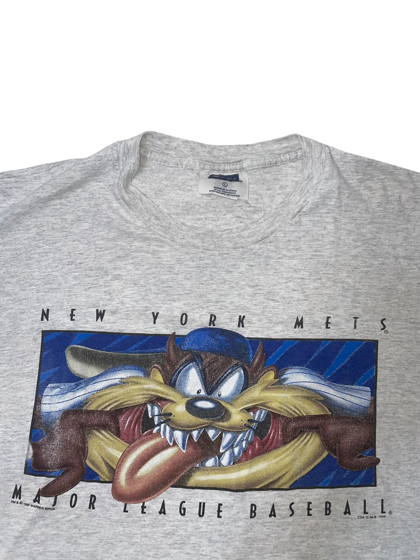 Vintage 1998 New York Mets x Looney tunes Baseball T shirt