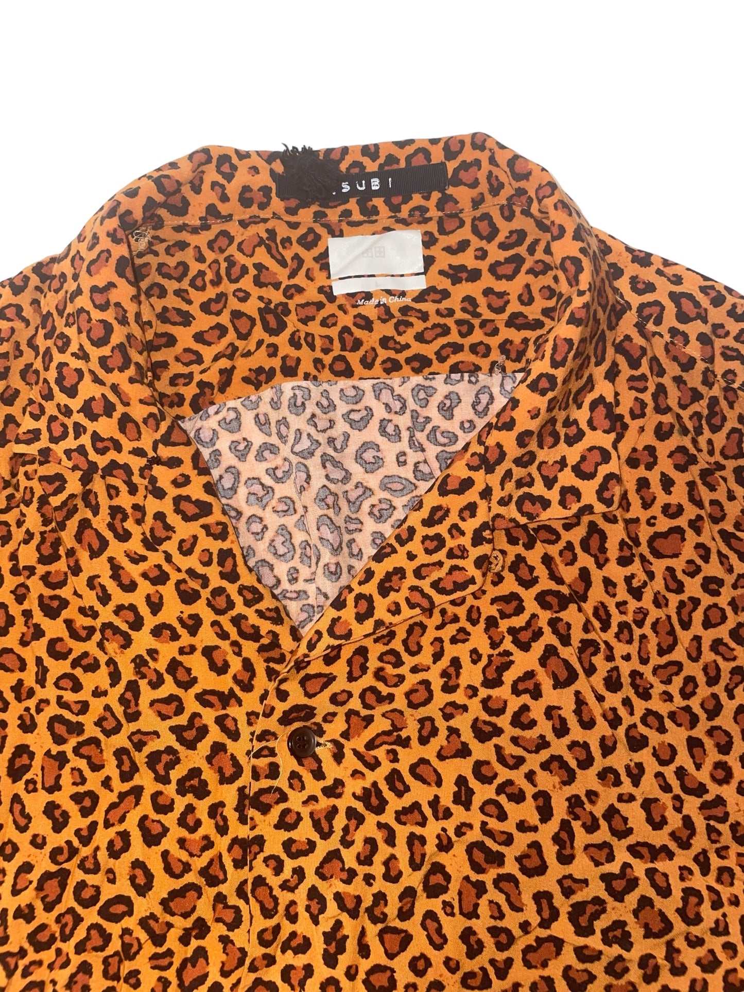 Ksubi Leopard print Button up