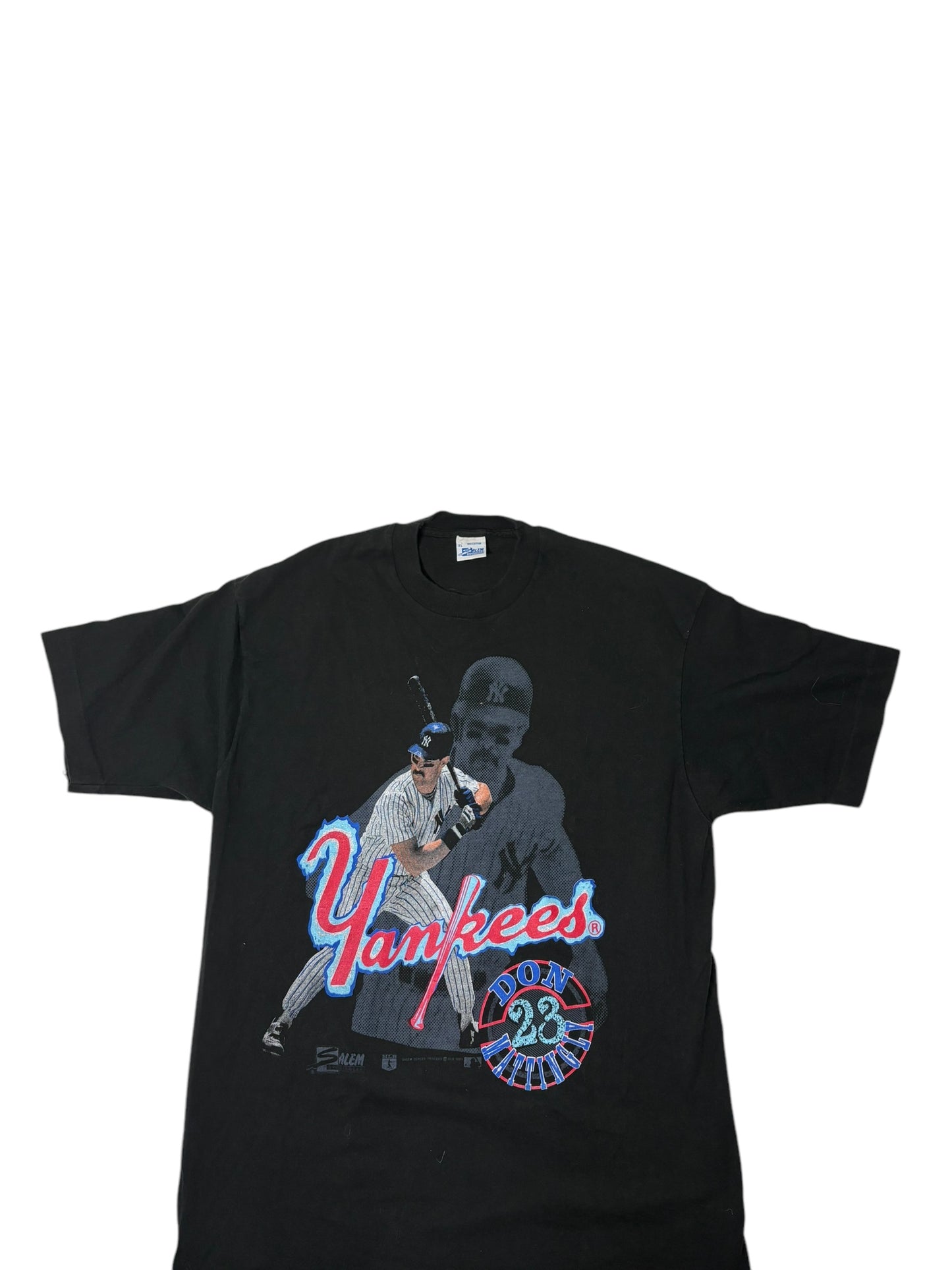 Vintage 1991 New York Yankees Don Mattingly player tee