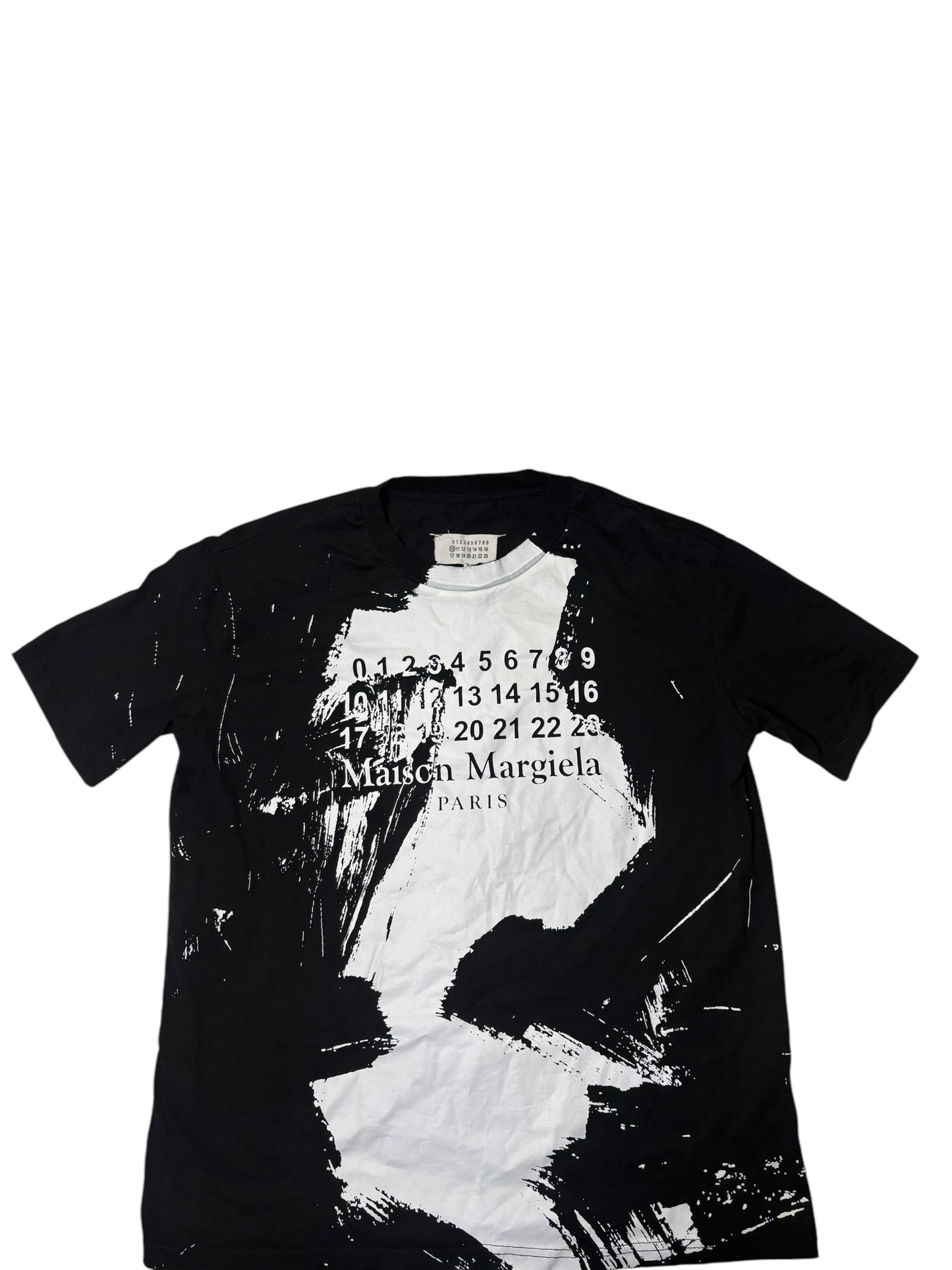 Mason margiela paint splatter tee