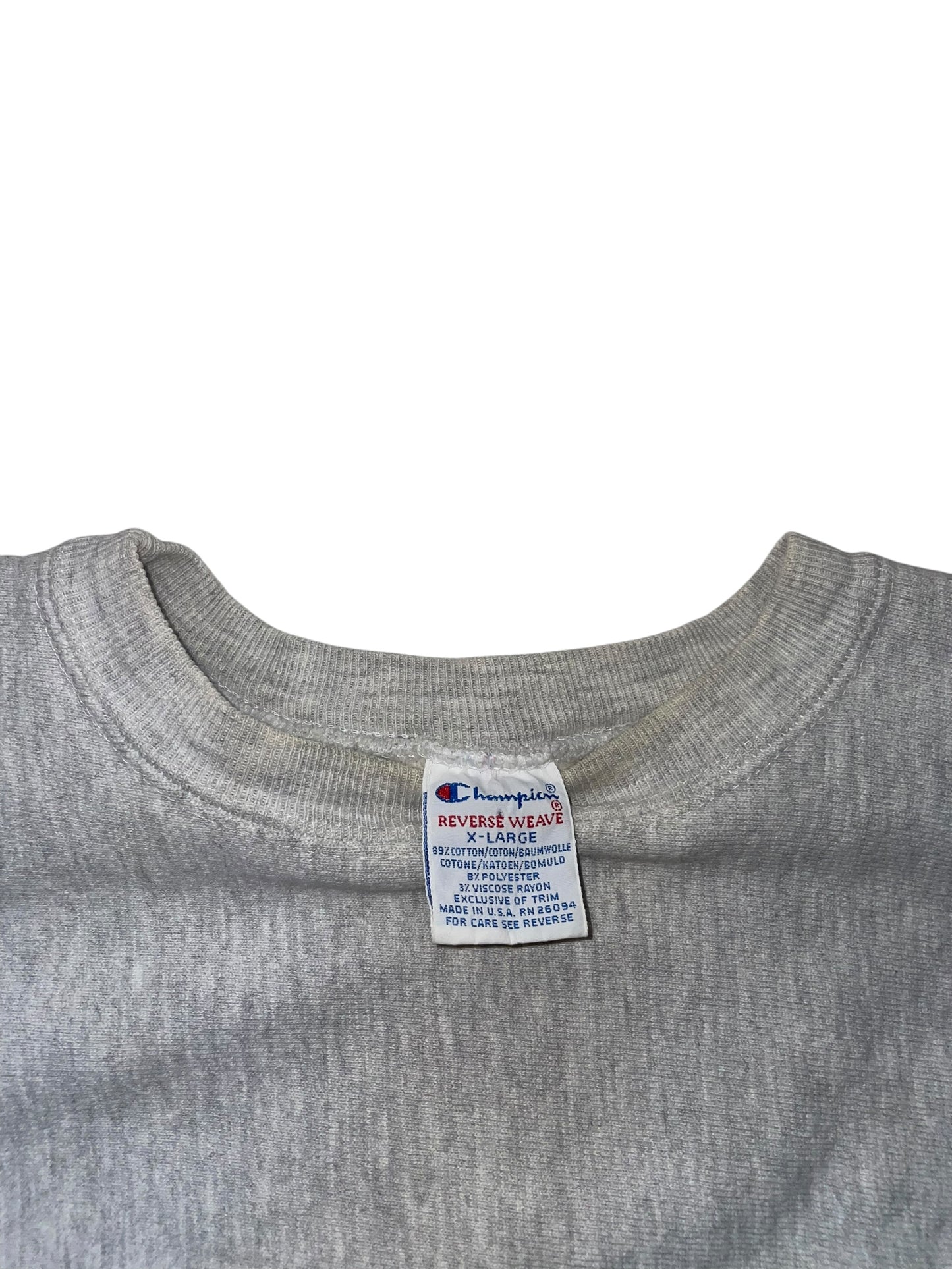 Vintage tech company reverse weave made in USA