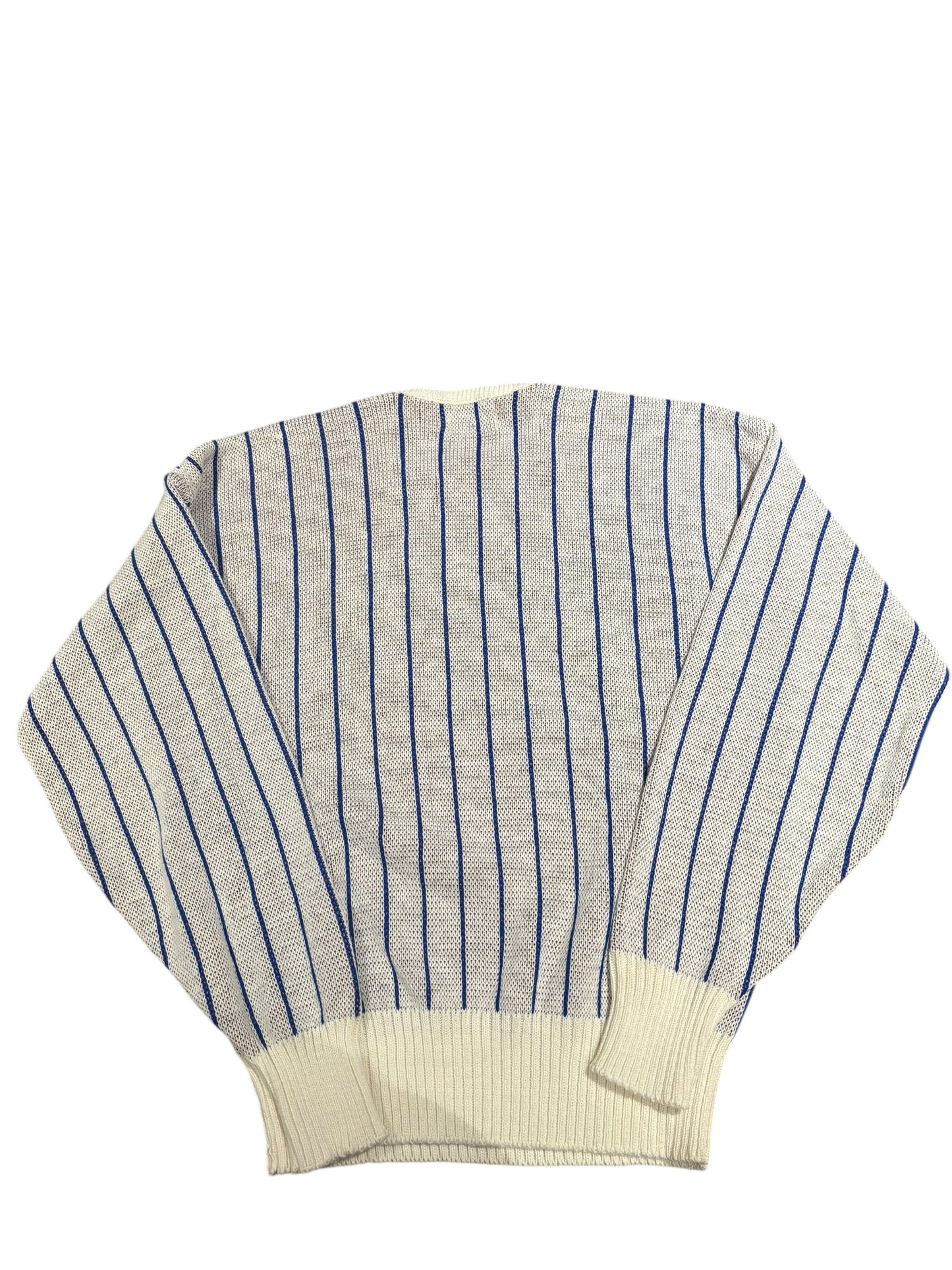 1980s Cliff Engle New York Mets Pinstripe knit sweater