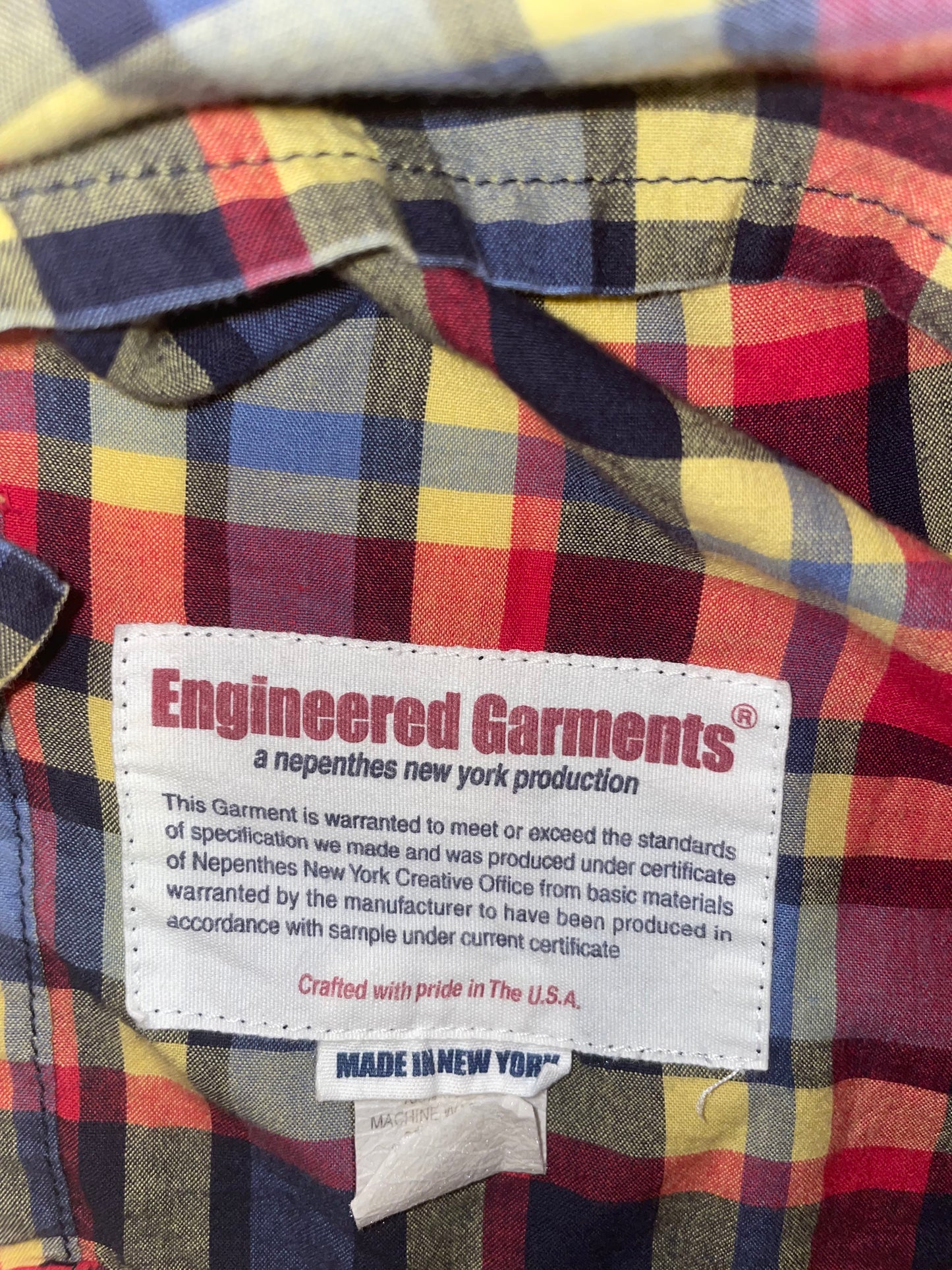 Engineered Garments button up Size medium