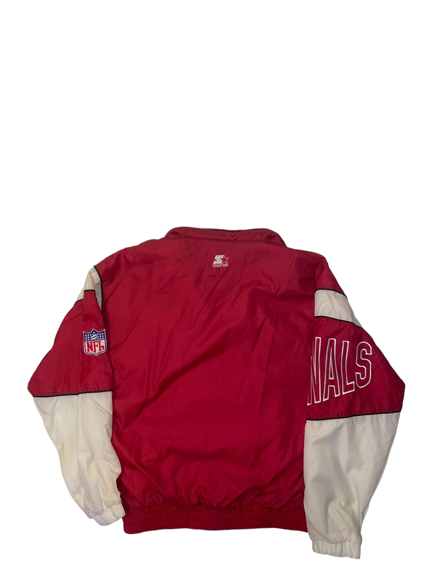 Vintage Arizona Cardinals Windbreaker with hood in collar