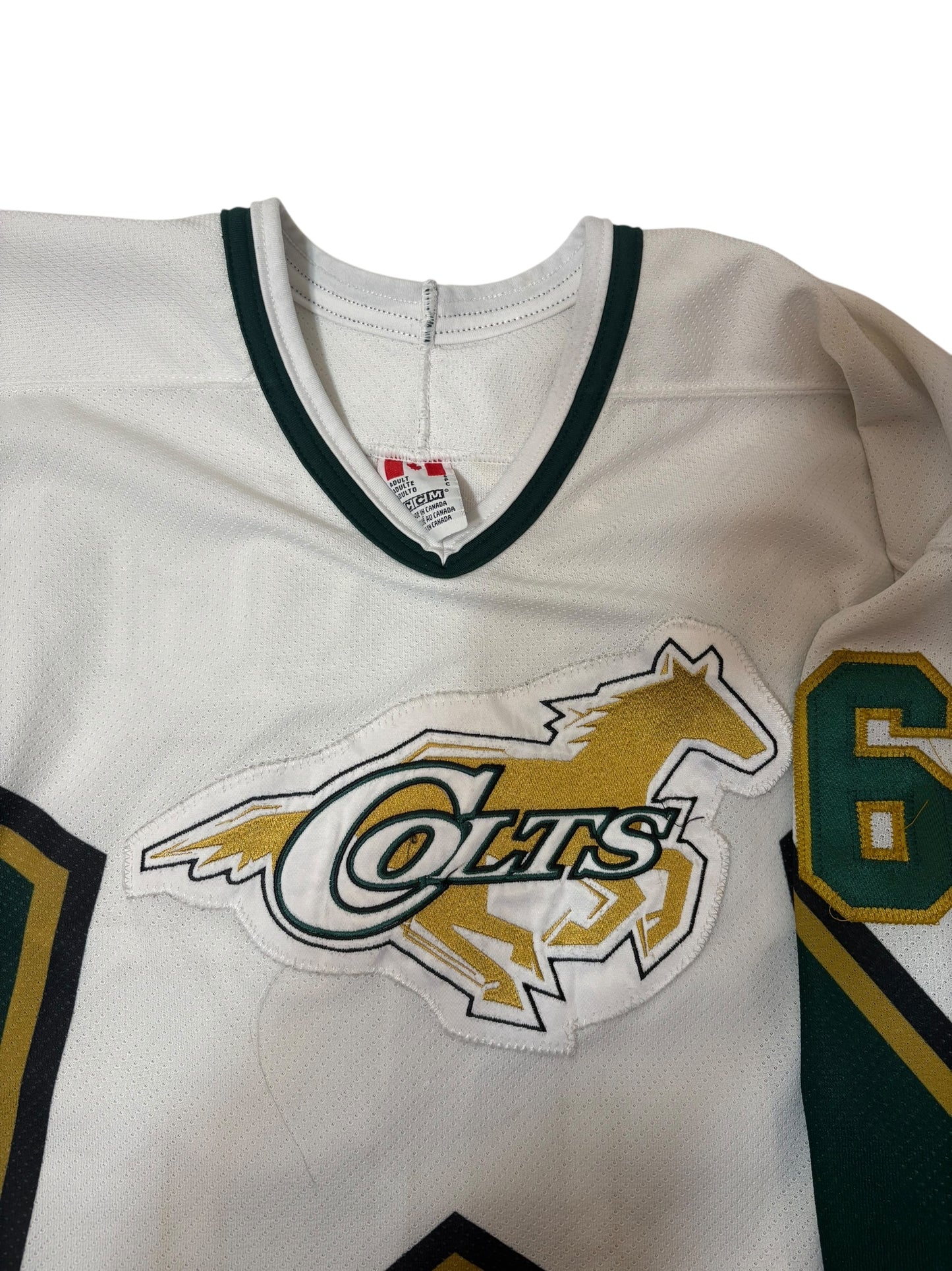Vintage colts embroidered hockey jersey