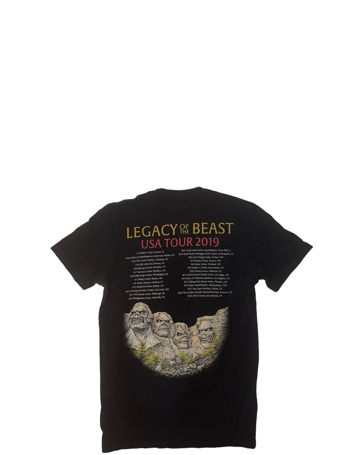 Iron Maiden 2019 Legacy of the Beast tour T shirt