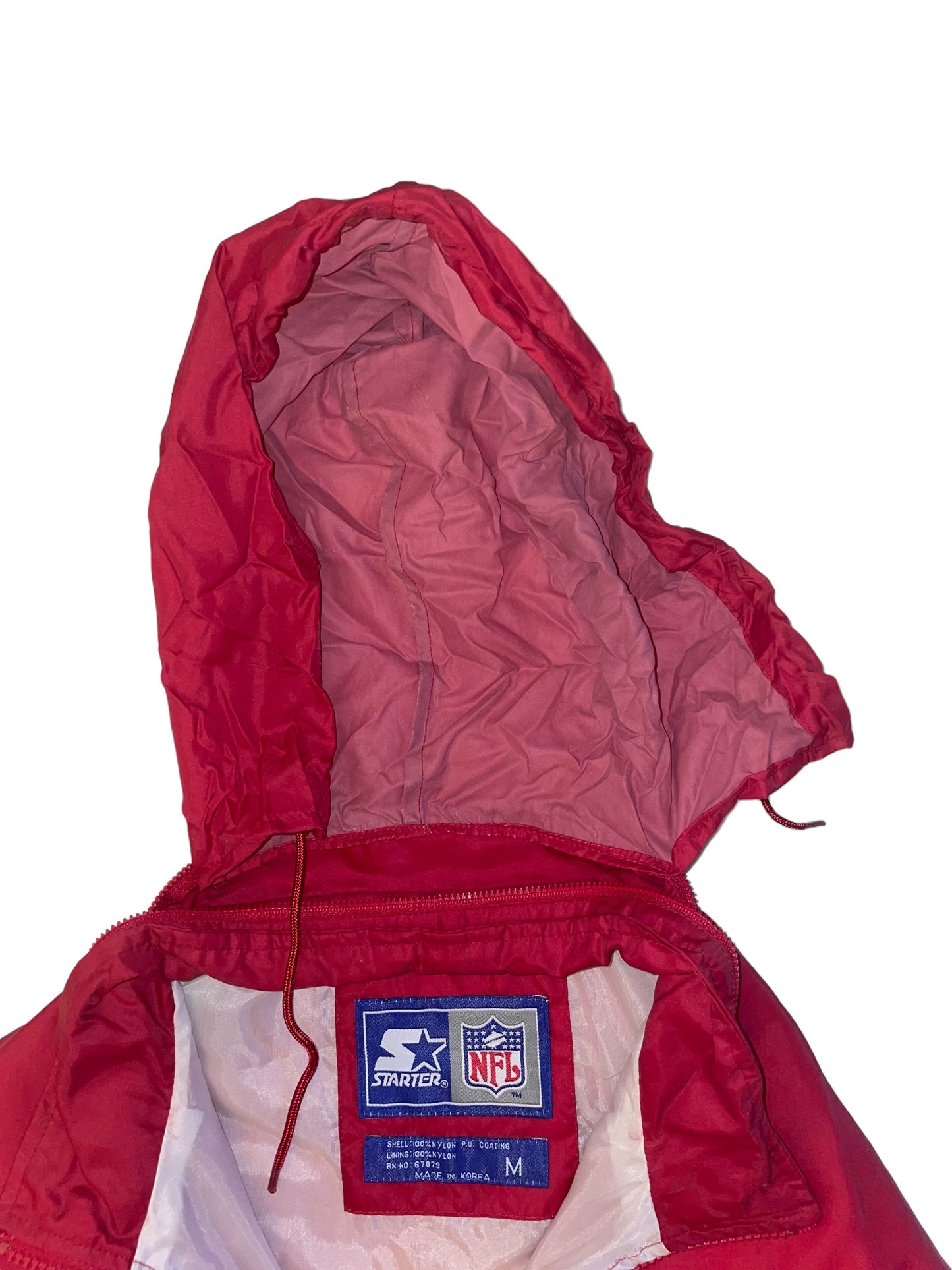 Vintage Arizona Cardinals Windbreaker with hood in collar