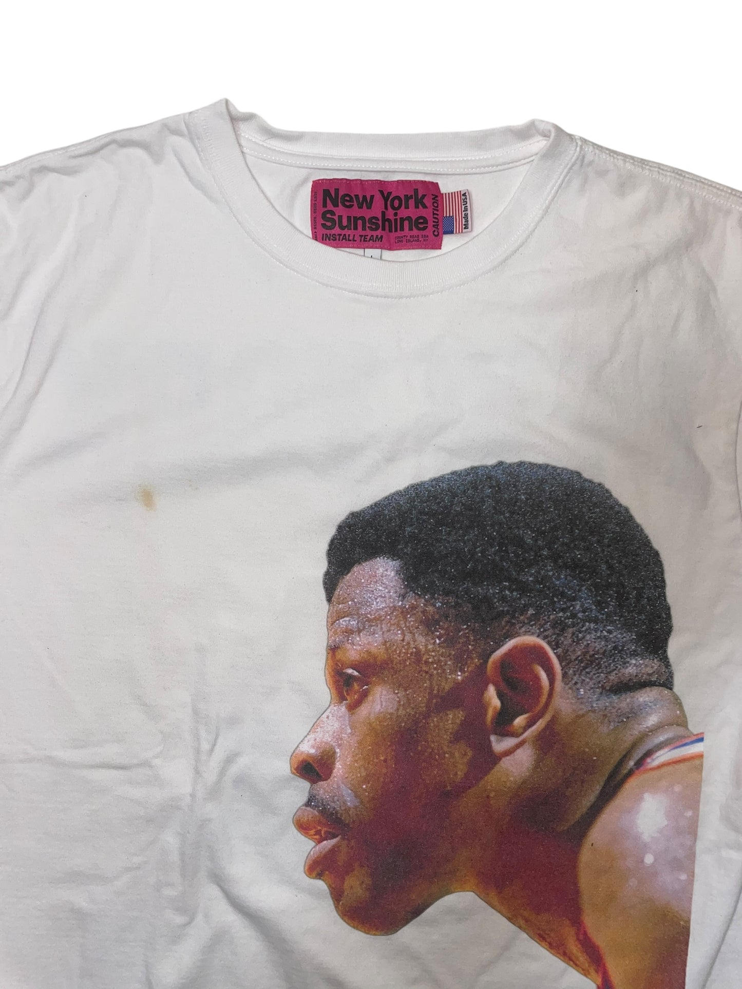 New York Sunshine x New York Knicks Patrick Ewing T shirt