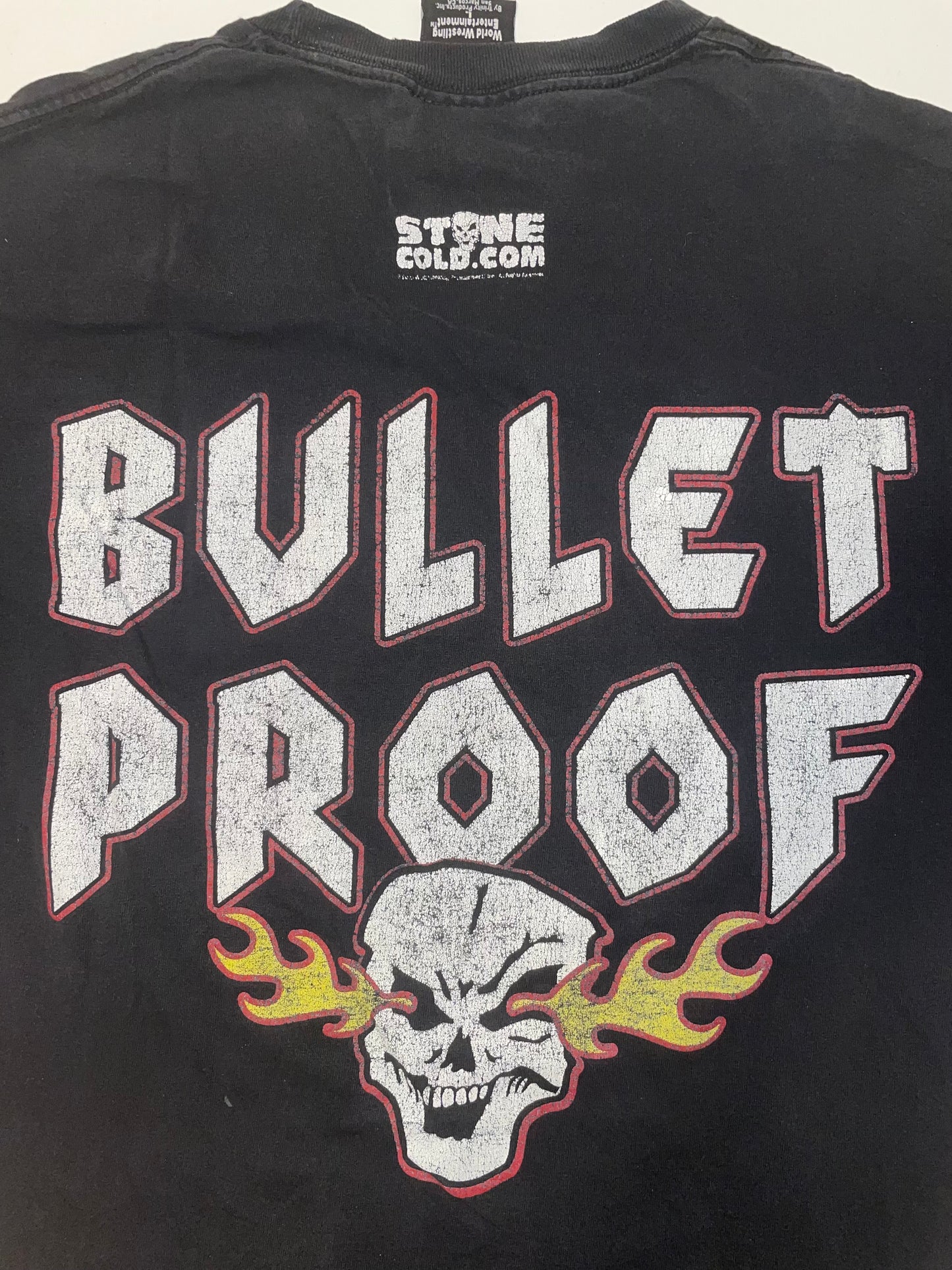 Vintage stone cold Steve Austin bullet proof WWF T shirt