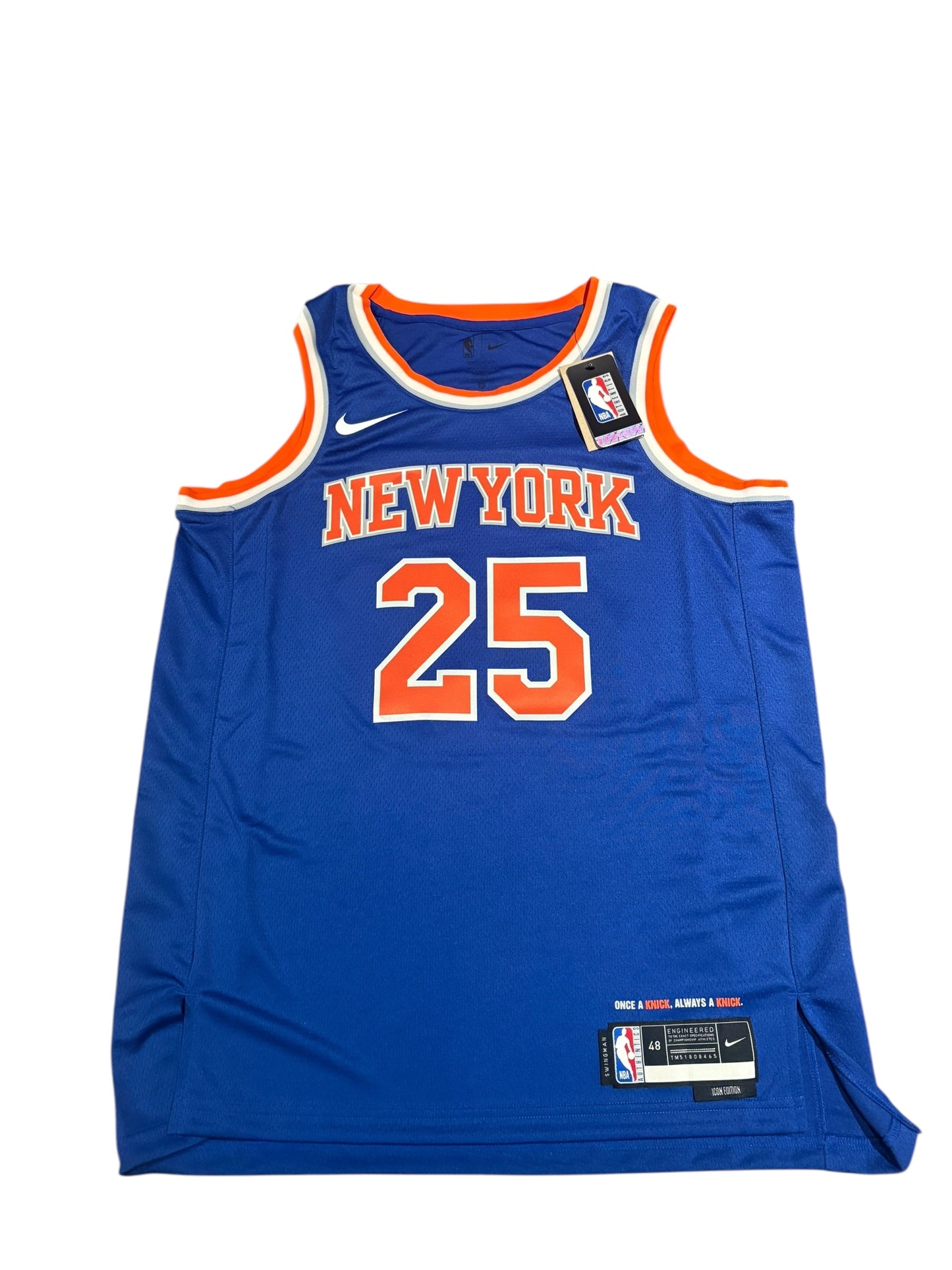 Mikal bridges New York Knicks swingman jersey size large