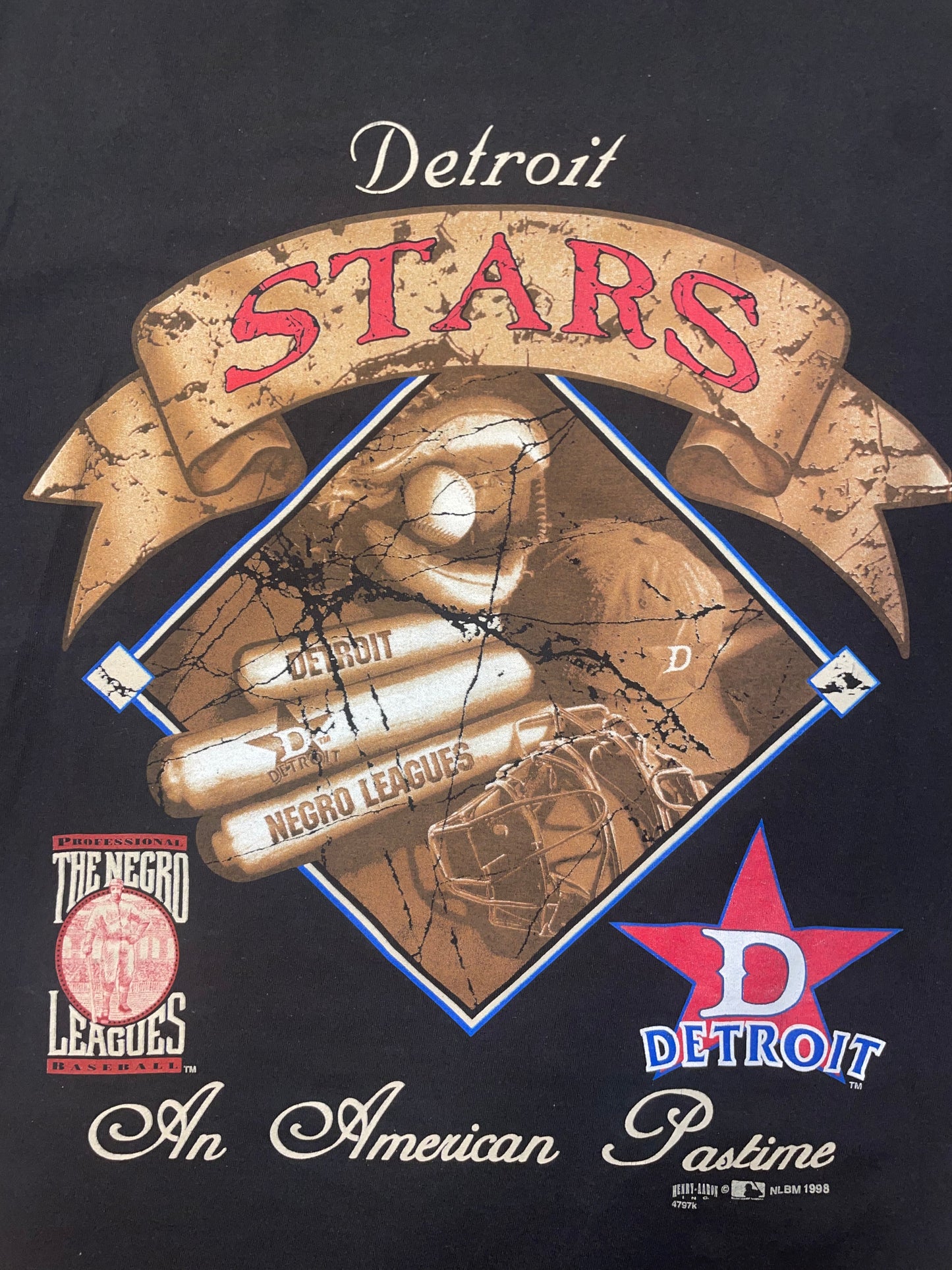 Vintage Detroit Stars Negro league shirt
