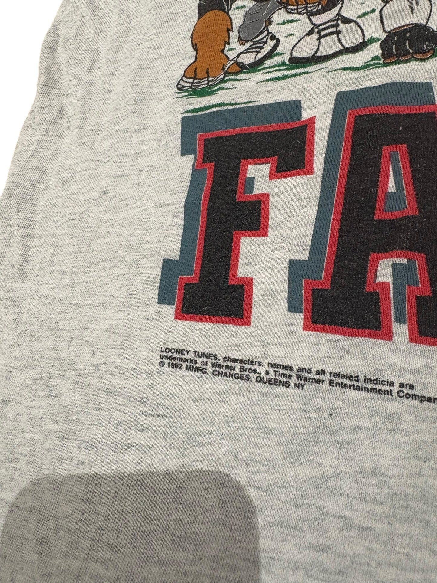 1992 Atlanta Falcons Looney tunes NFL Tee