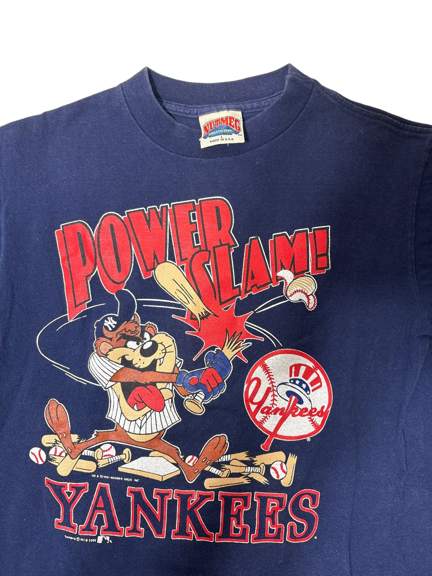 Vintage 1993 Tasmanian Devil New York Yankees tee YOUTH large