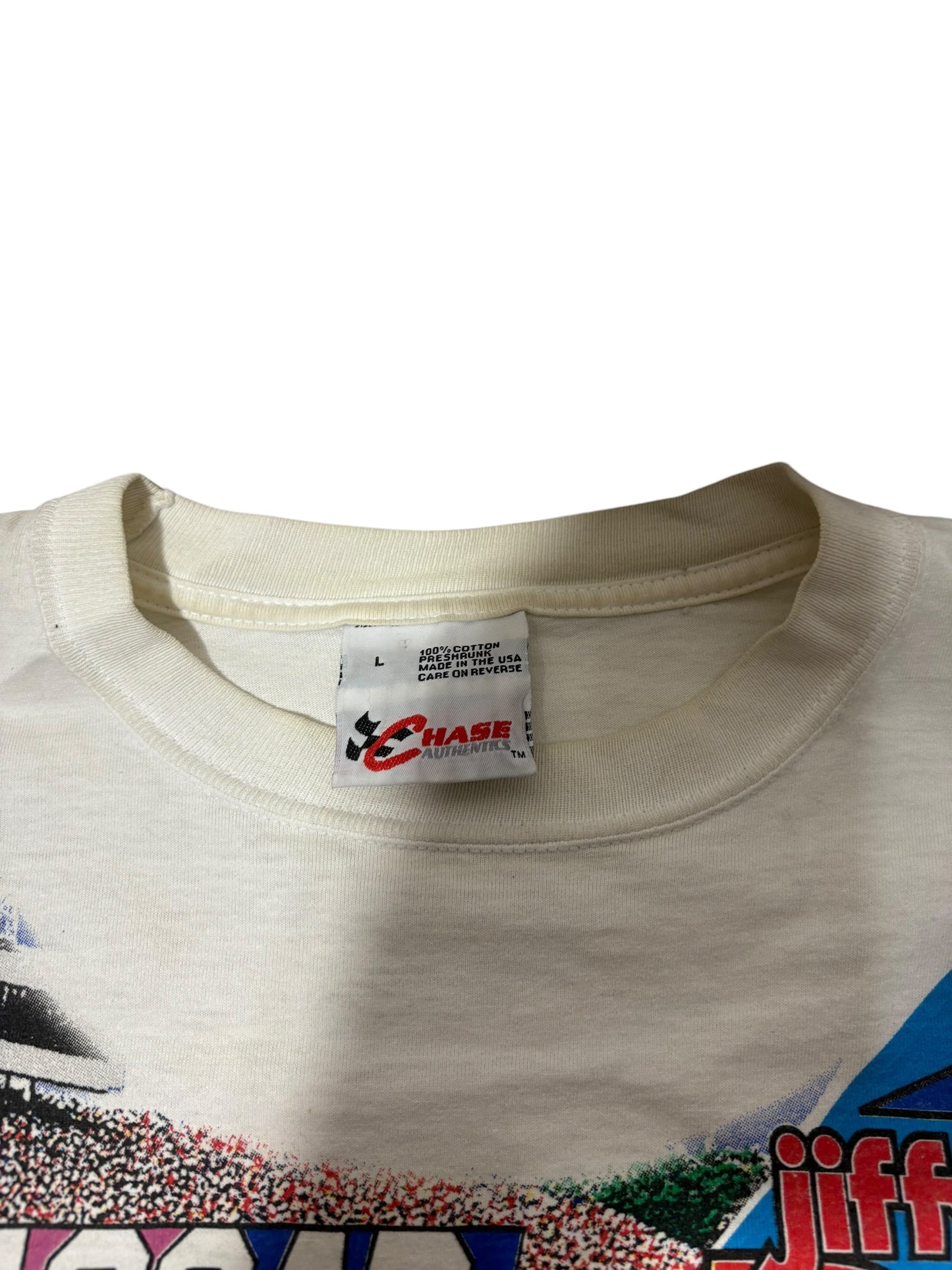 Vintage 1998 jiffylube 300 nascar all over print tee