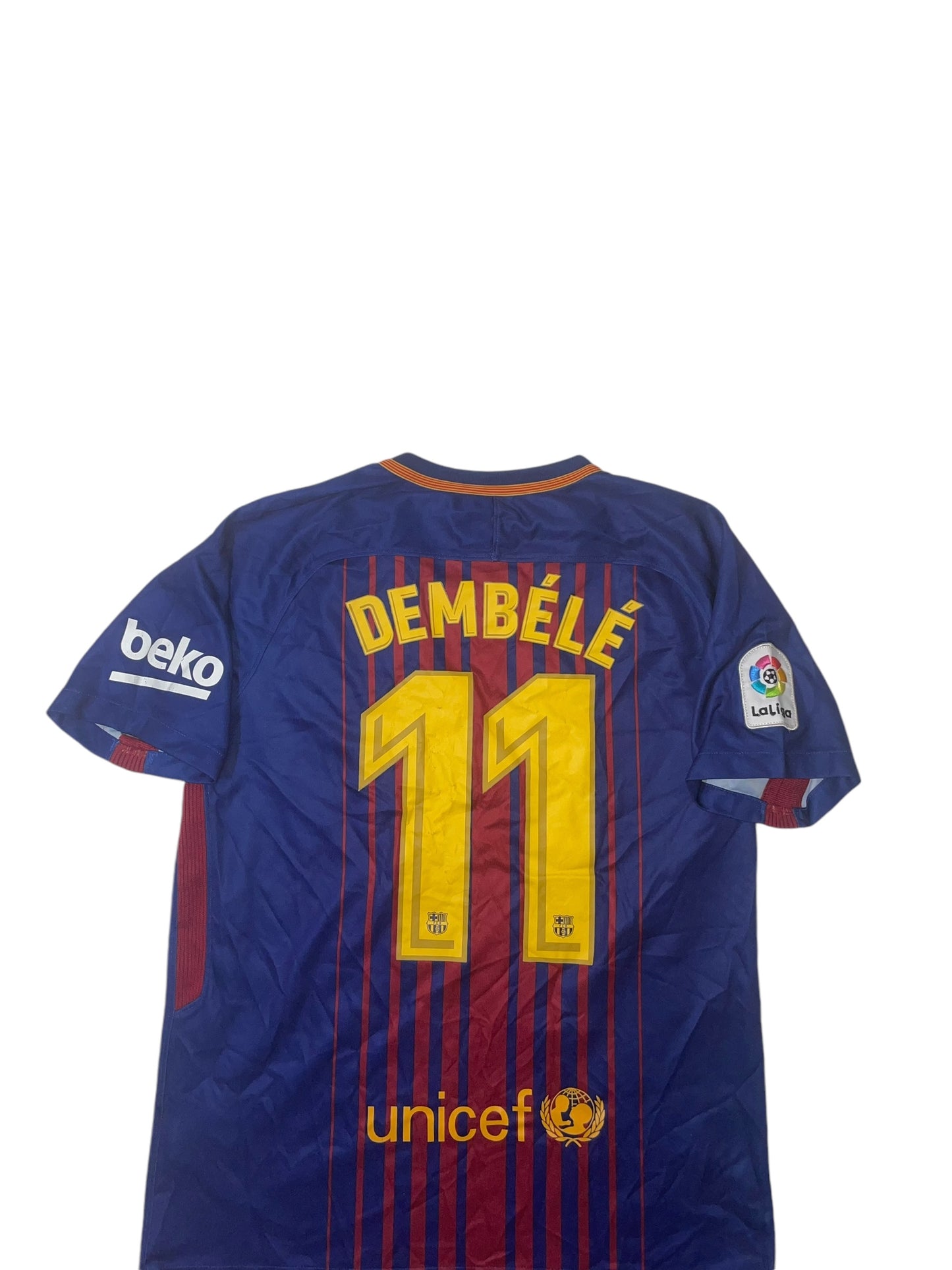 2017 Fc Barcelona Dembele Soccer jersey size medium