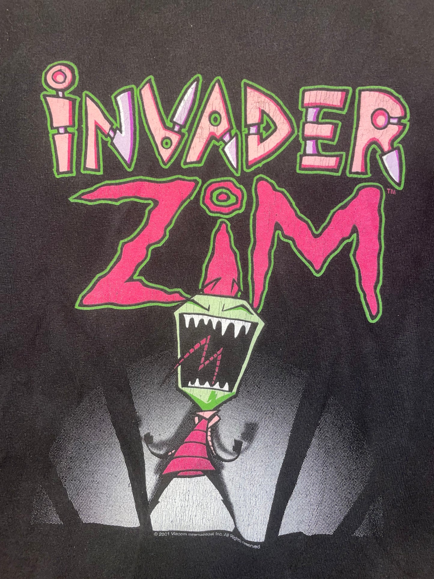 Vintage 2001 Invader Zim promo t shirt
