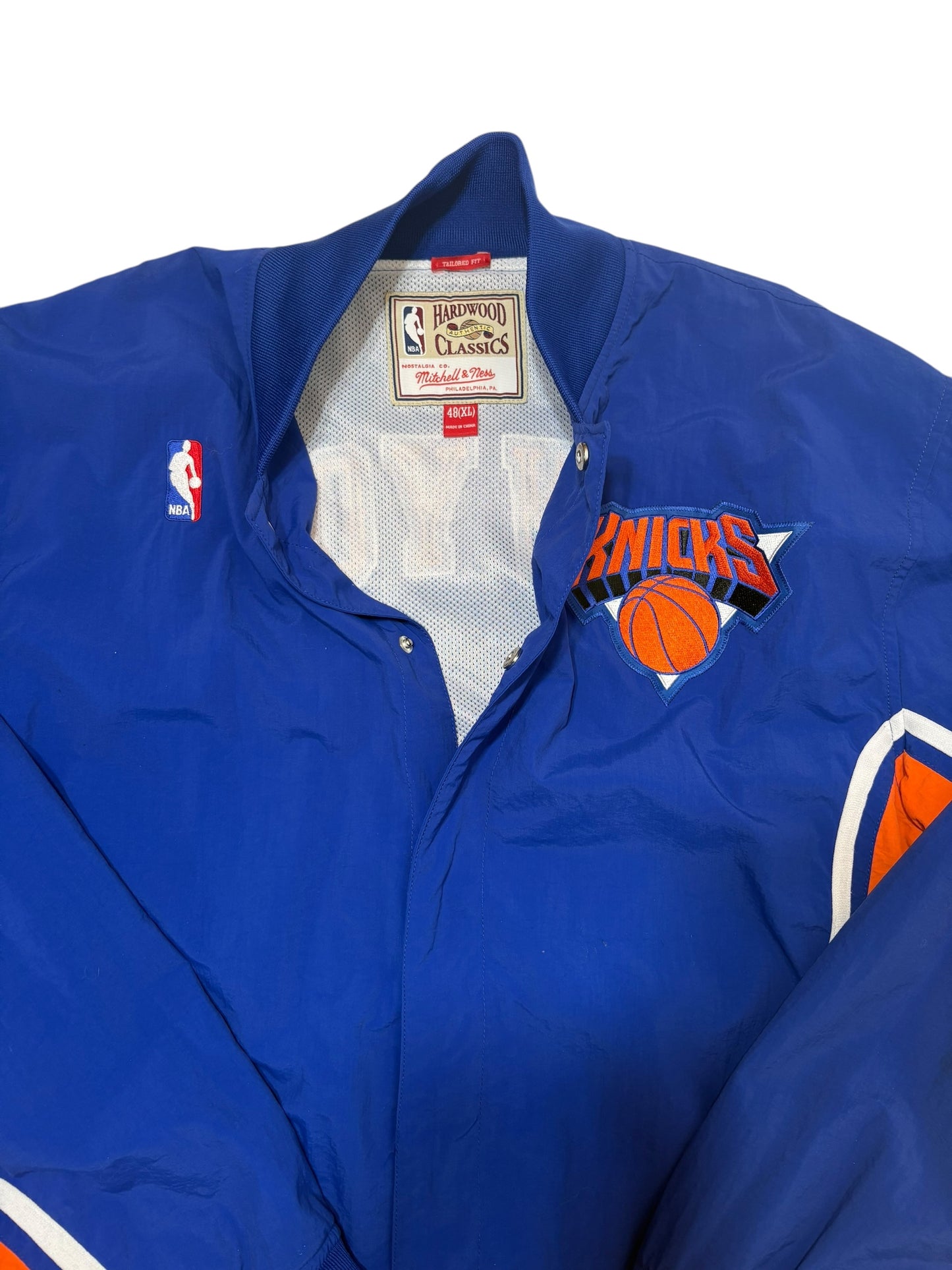 Mitchell and ness New York Knicks Warm up jacket size XL