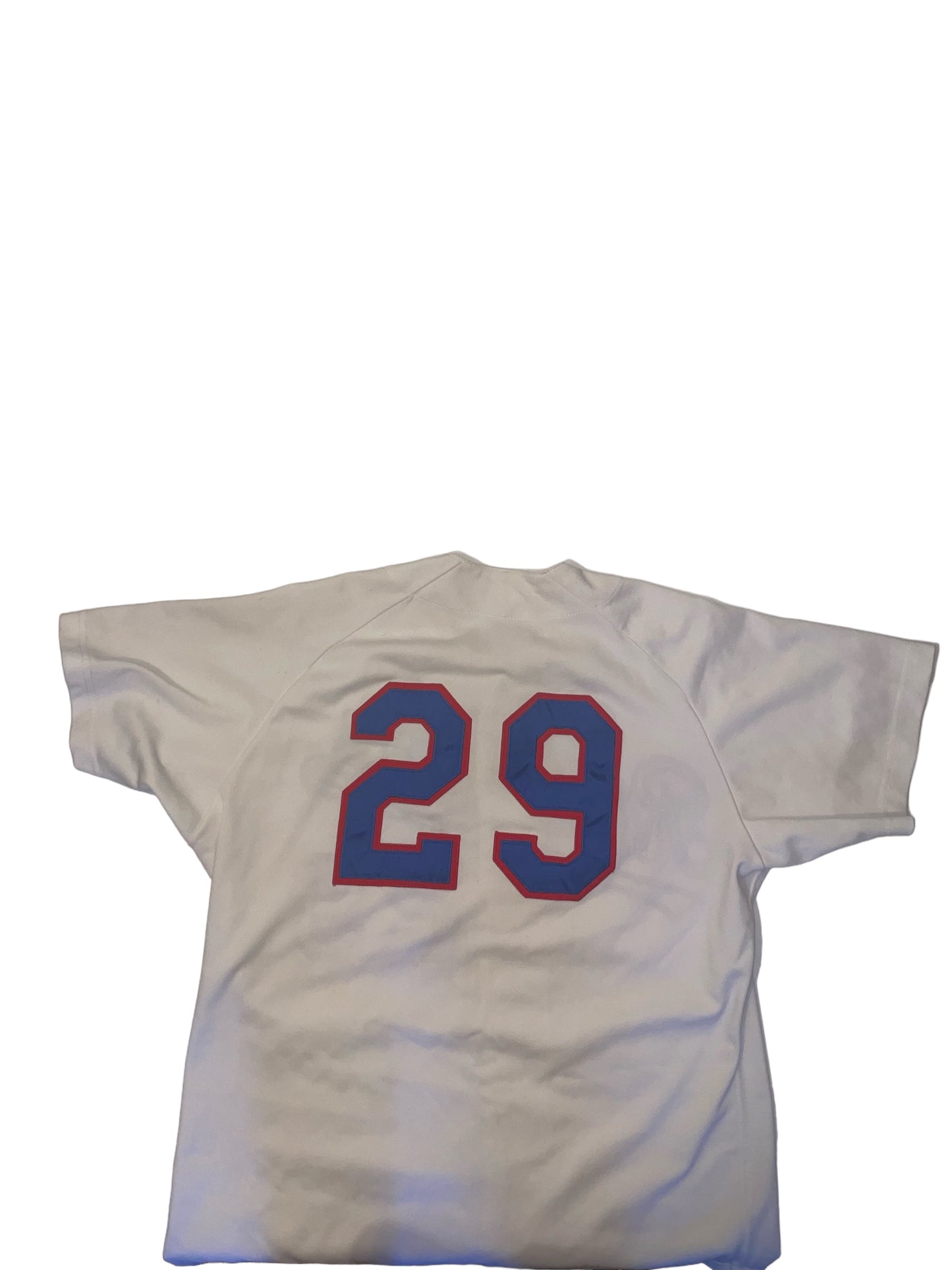 Vintage 1980s Texas Rangers baseball jersey size 44