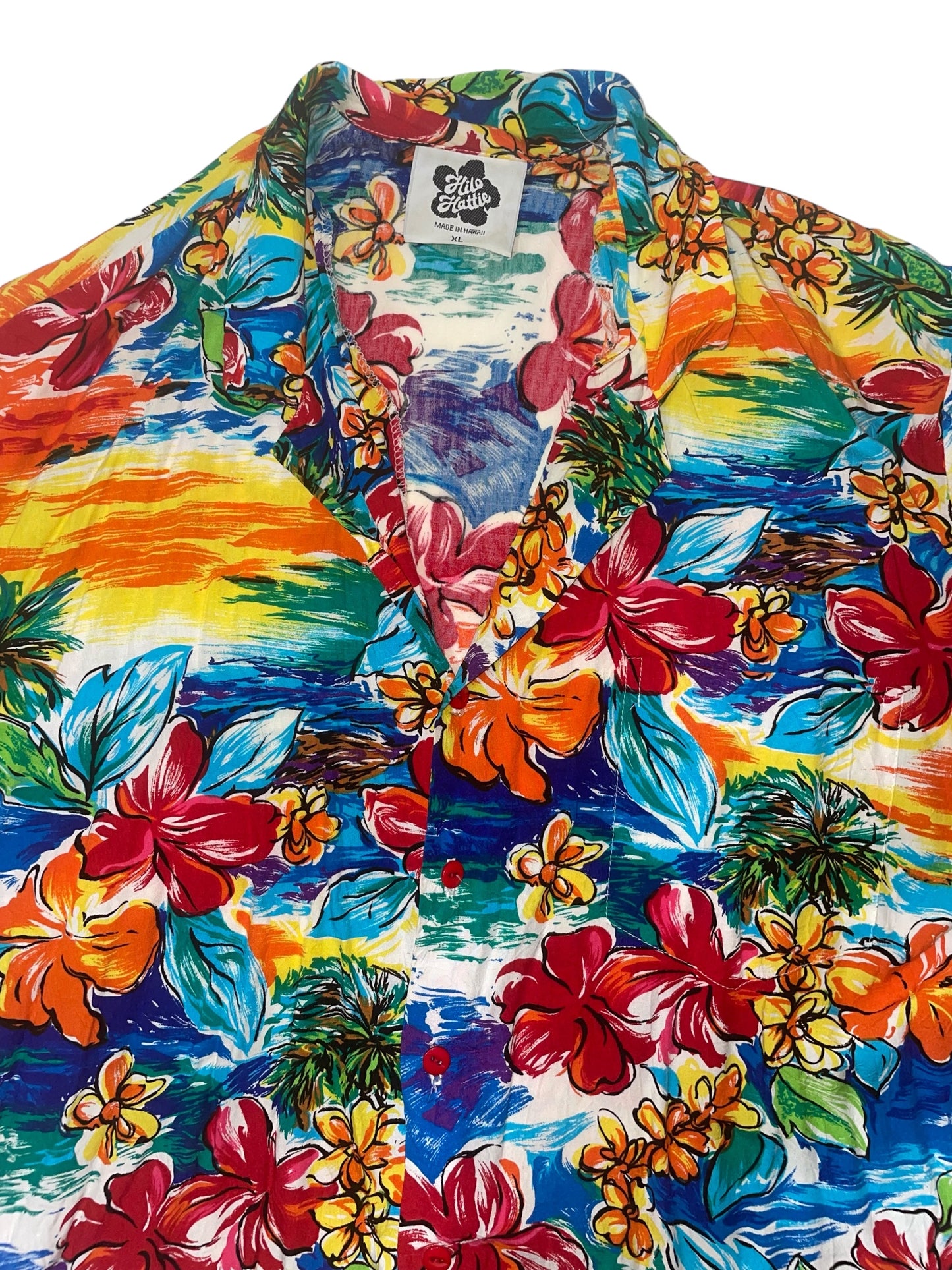 Vintage Hawaiian Floral Button up