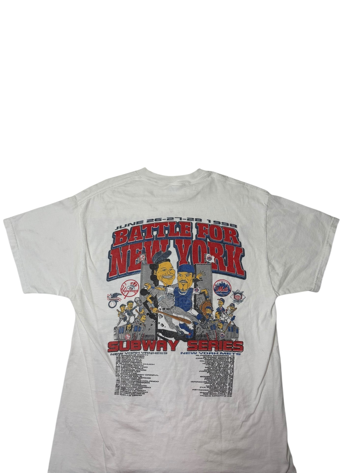 Vintage 1998 battle of New York interleague tee