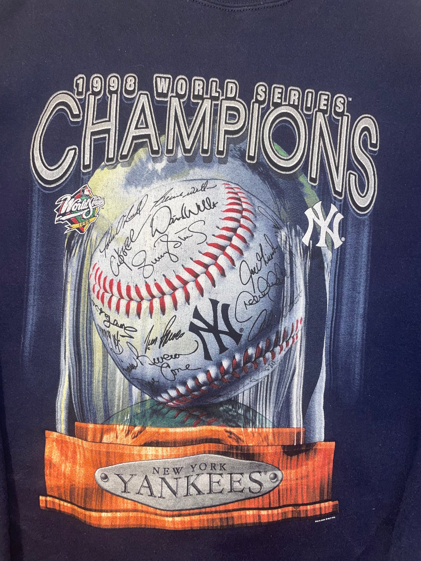 Vintage 1998 New York Yankees World Series Champions Crewneck