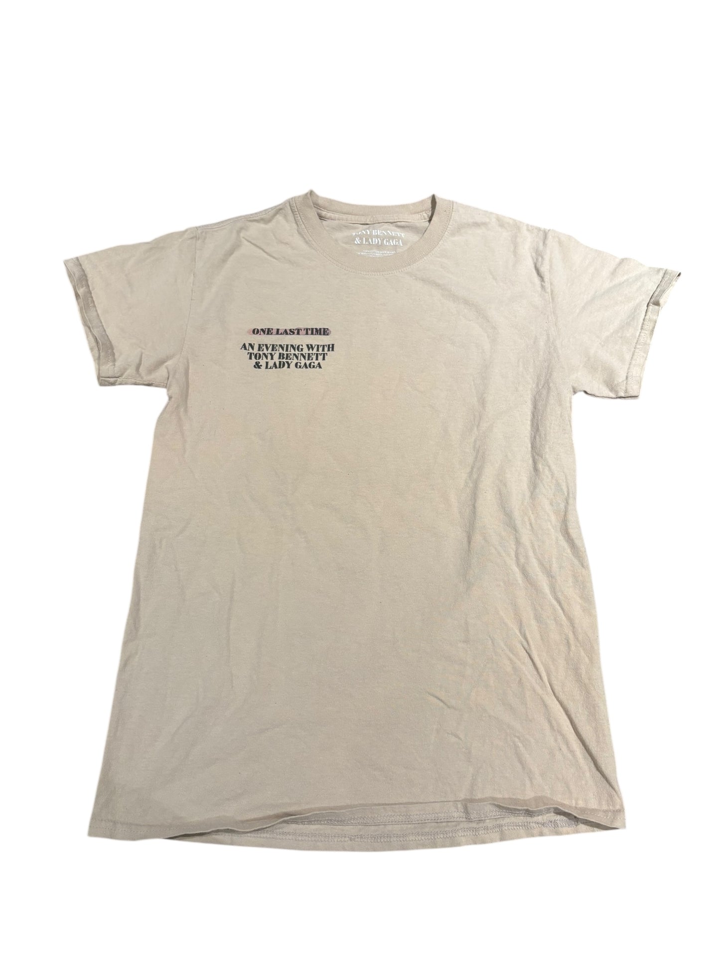 Lady Gaga x Tony Bennett one last time concert tee
