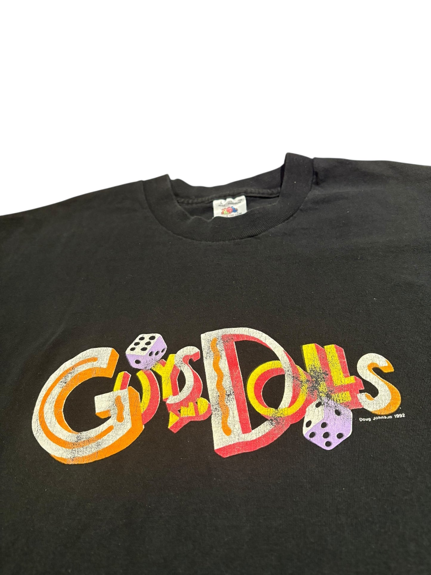 1992 guys n dolls skate tee