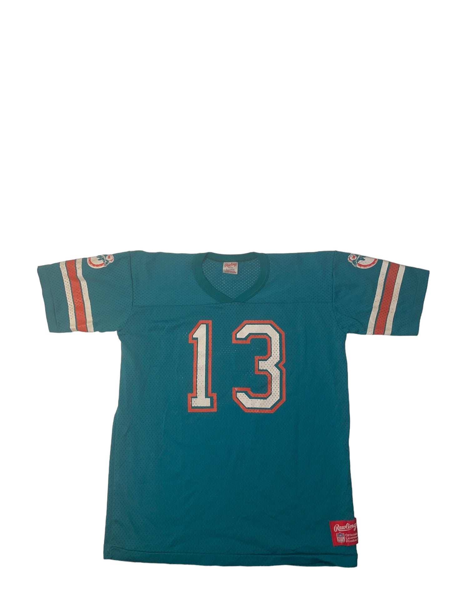 Vintage 1980s Dan Marino Miami Dolphins Jersey YOUTH XL