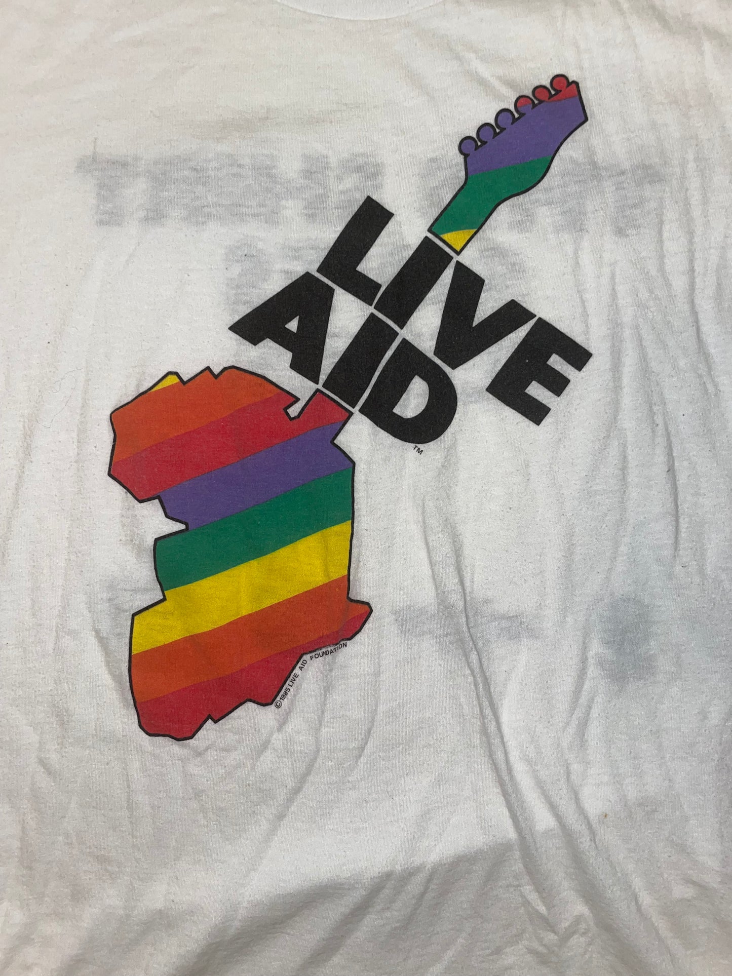 Vintage 1985 AIDS concert shirt