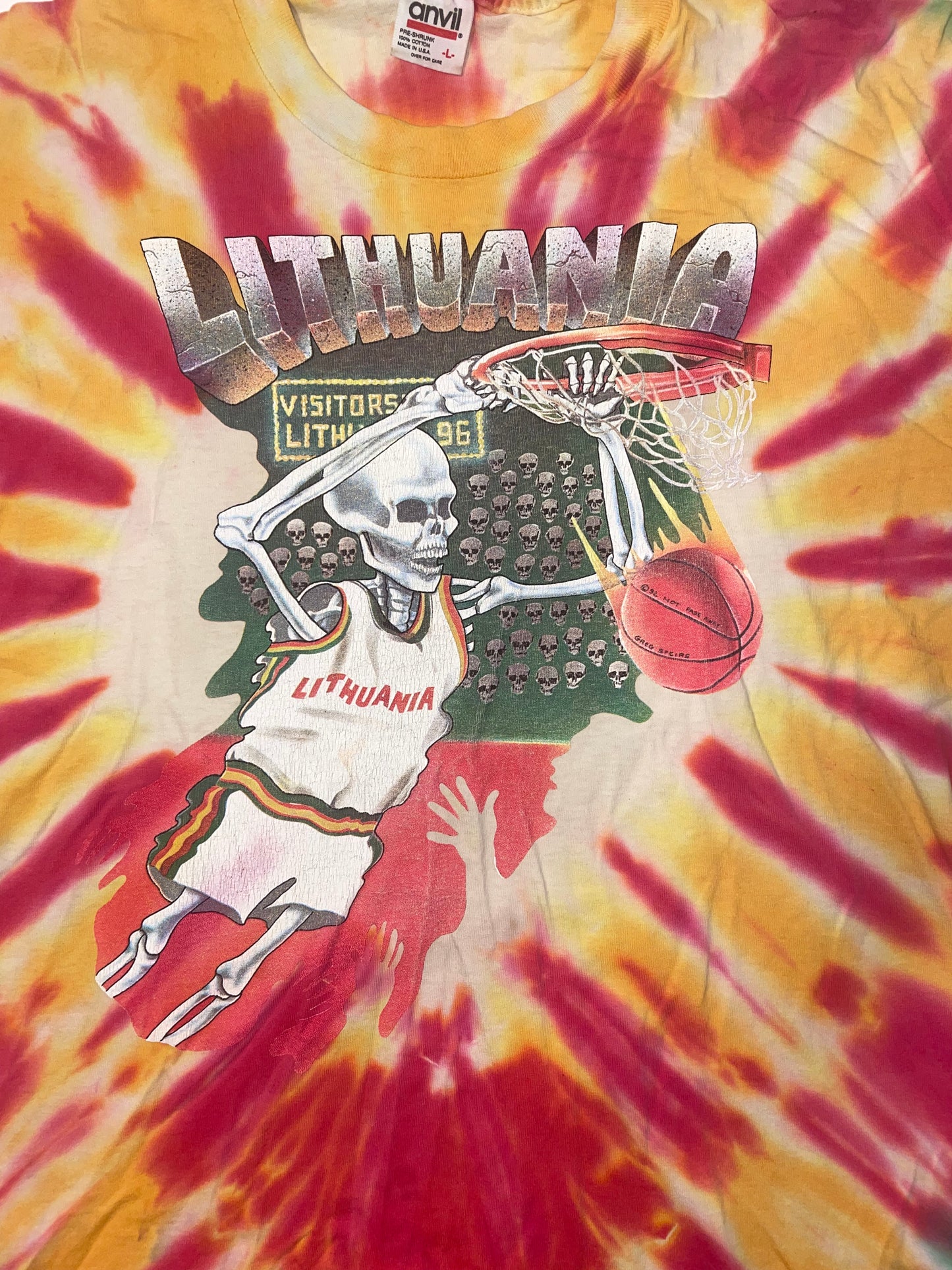 Vintage Grateful Dead Lithuania Olympics shirt