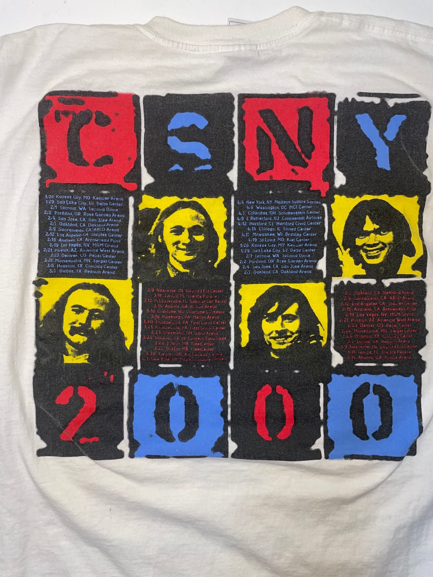 Vintage CSNY2K Tour T shirt