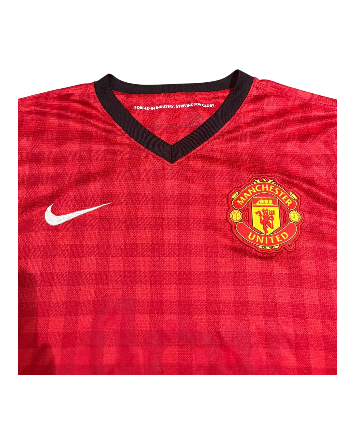 2011 plaid Manchester United jersey size large
