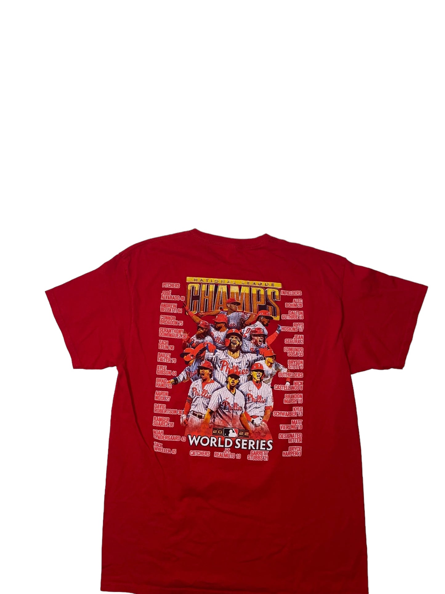 Philadelphia Phillies 2022 World Series parking lot T shirt