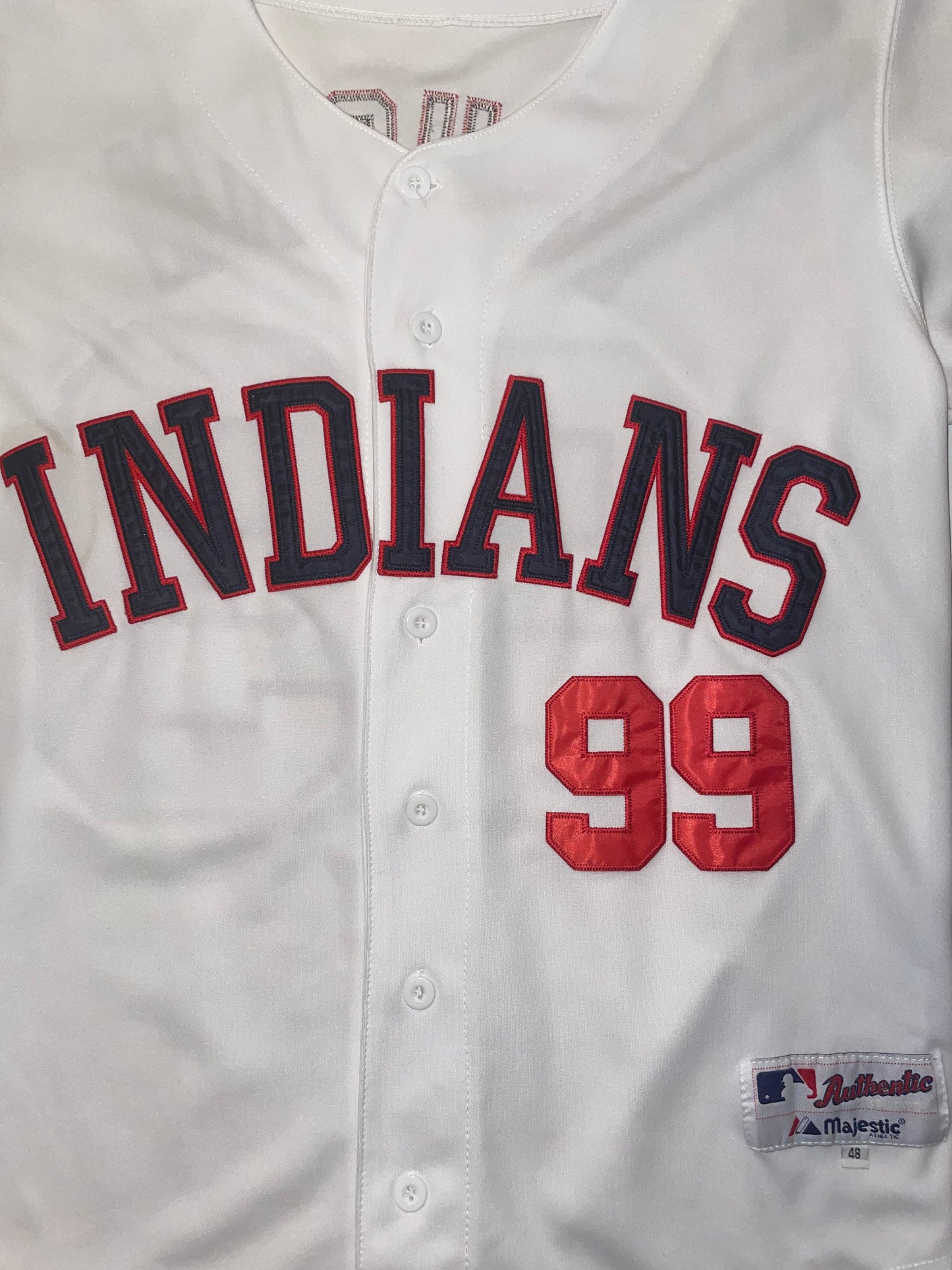 Vintage 1990s Rick Vaughn major league jersey baseball jersey