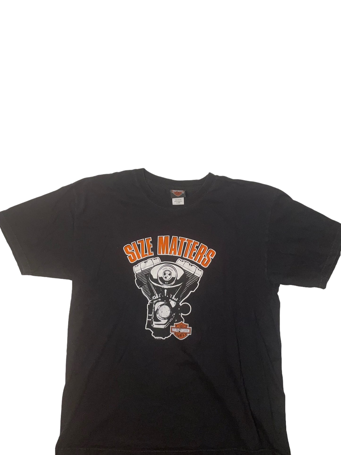Size matters Harley Davidson shirt