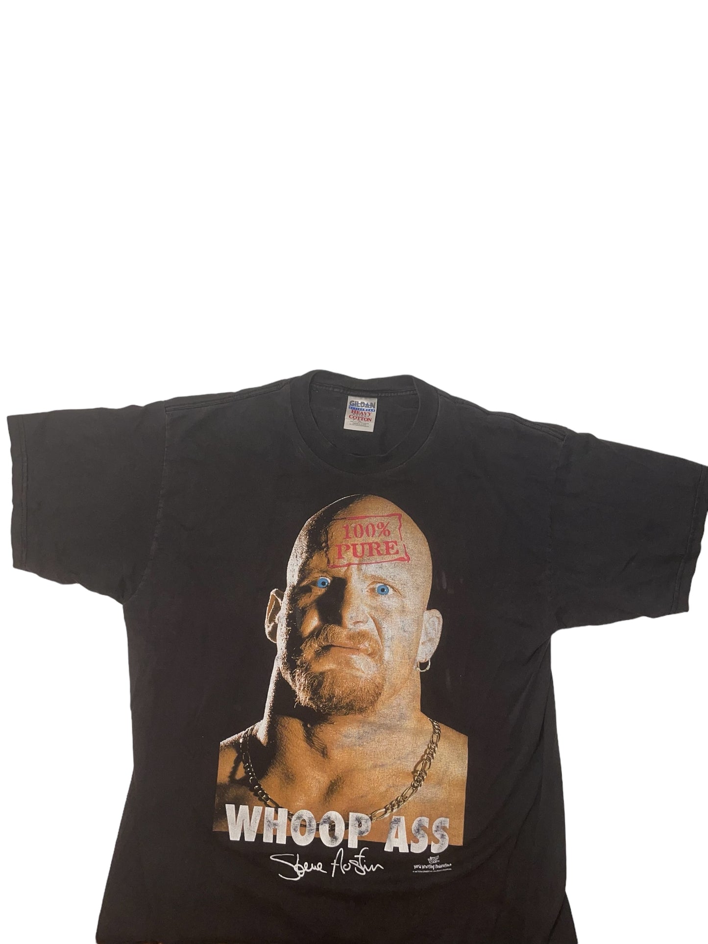 Vintage stone cold pure whoop ass WWF T shirt