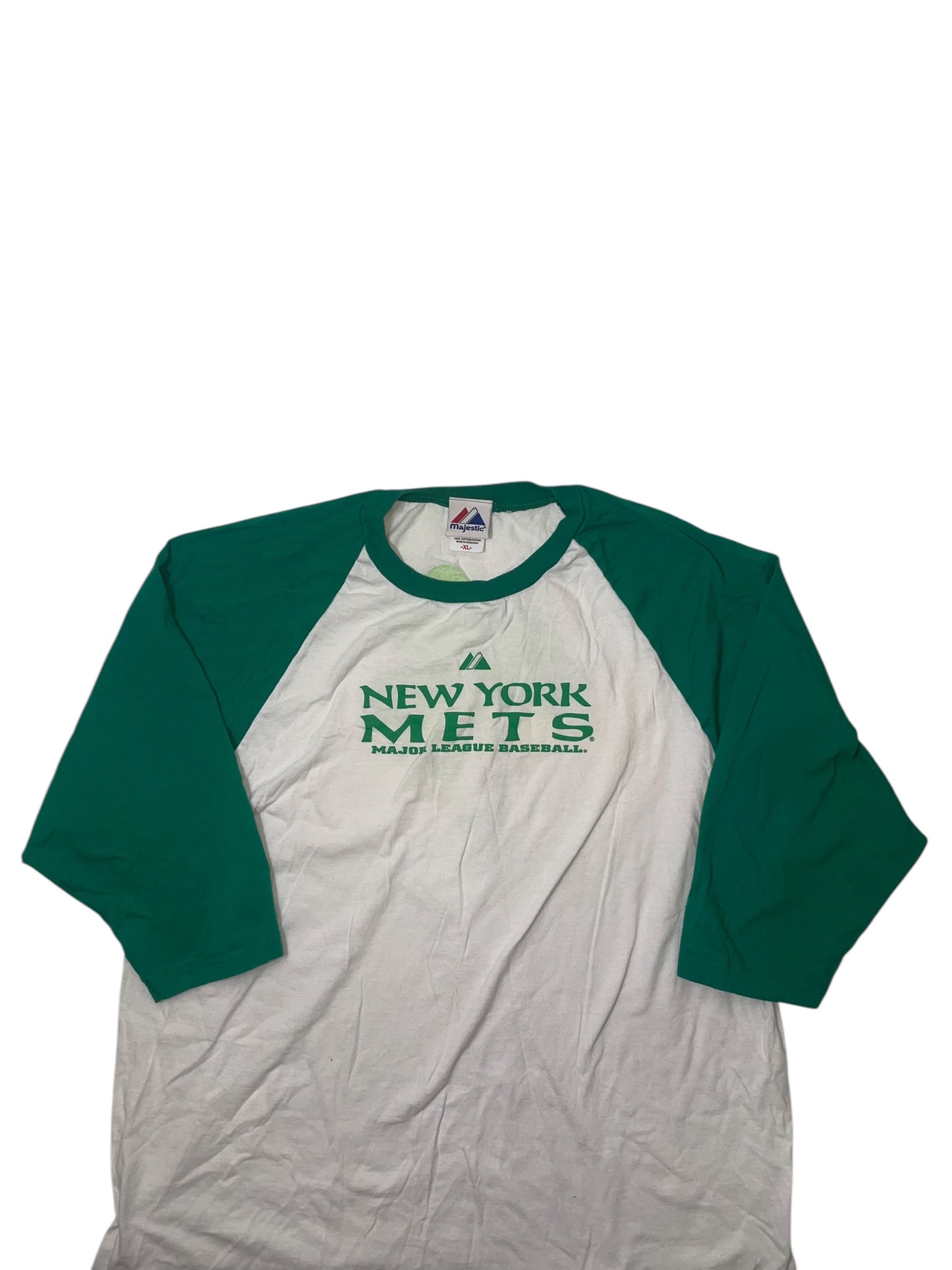 2008 st Patrick’s day New York Mets Raglan T shirt