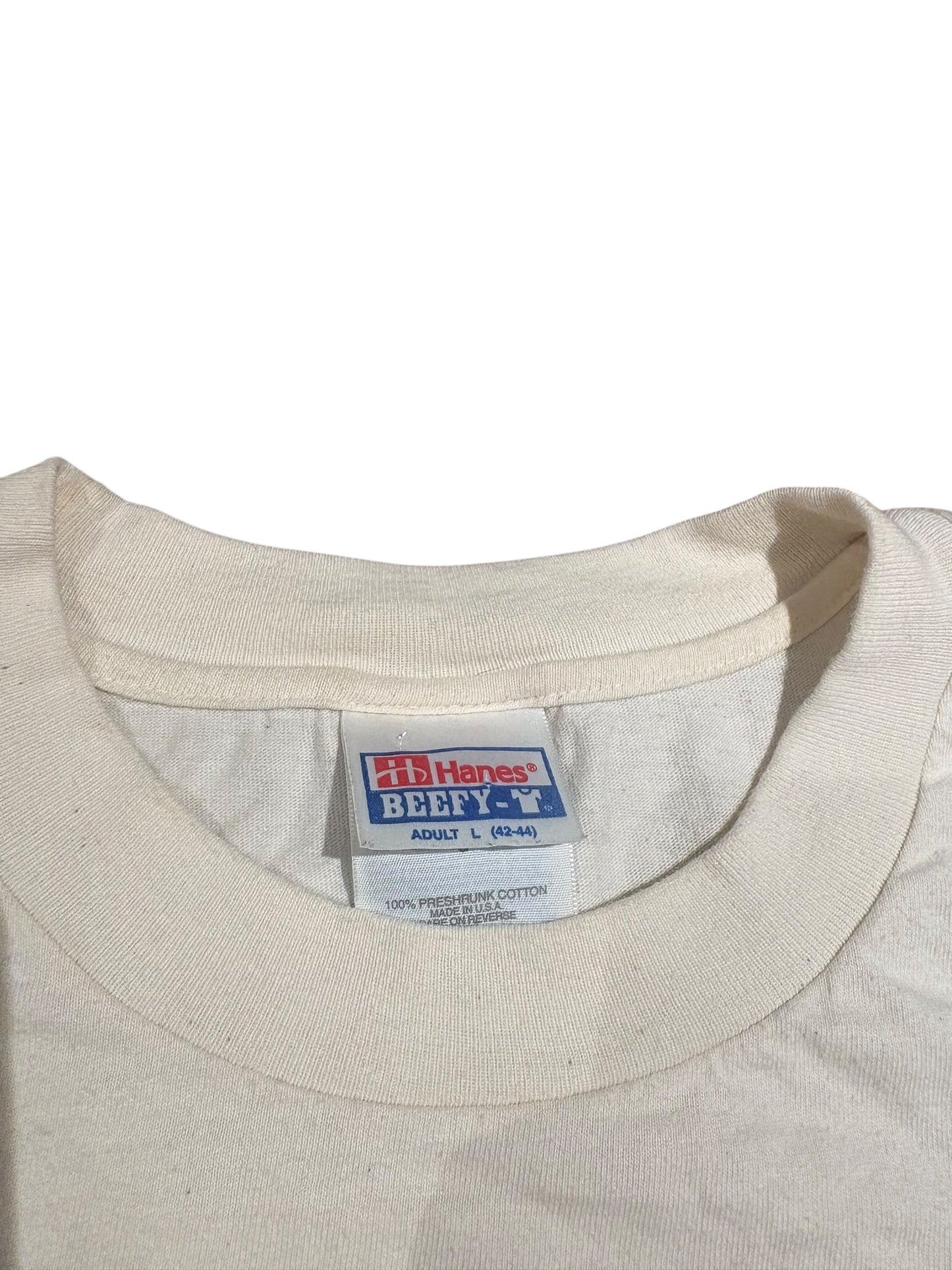 Vintage 1992 caterpillar double sided tee 