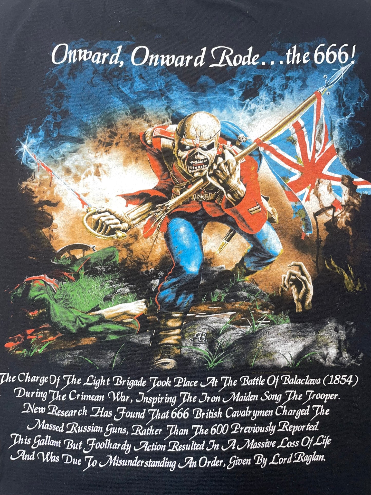2017 Iron Maiden Tour T shirt