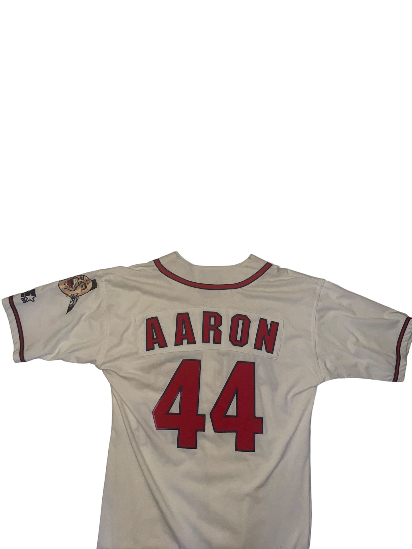 Vintage Hank Aaron Atlanta Braves starter jersey size Large
