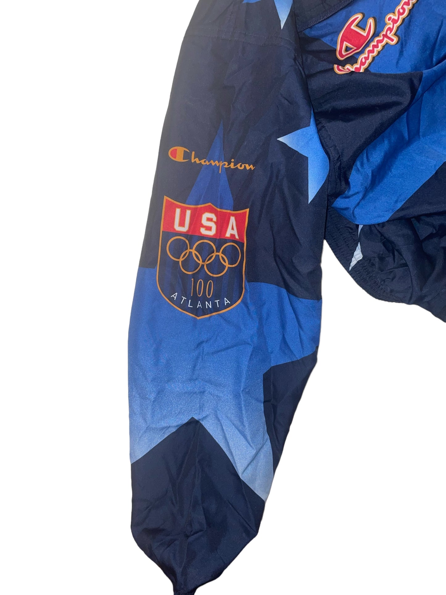 Vintage 1996 Team USA Atlanta Olympics 100th Anniversary windbreaker