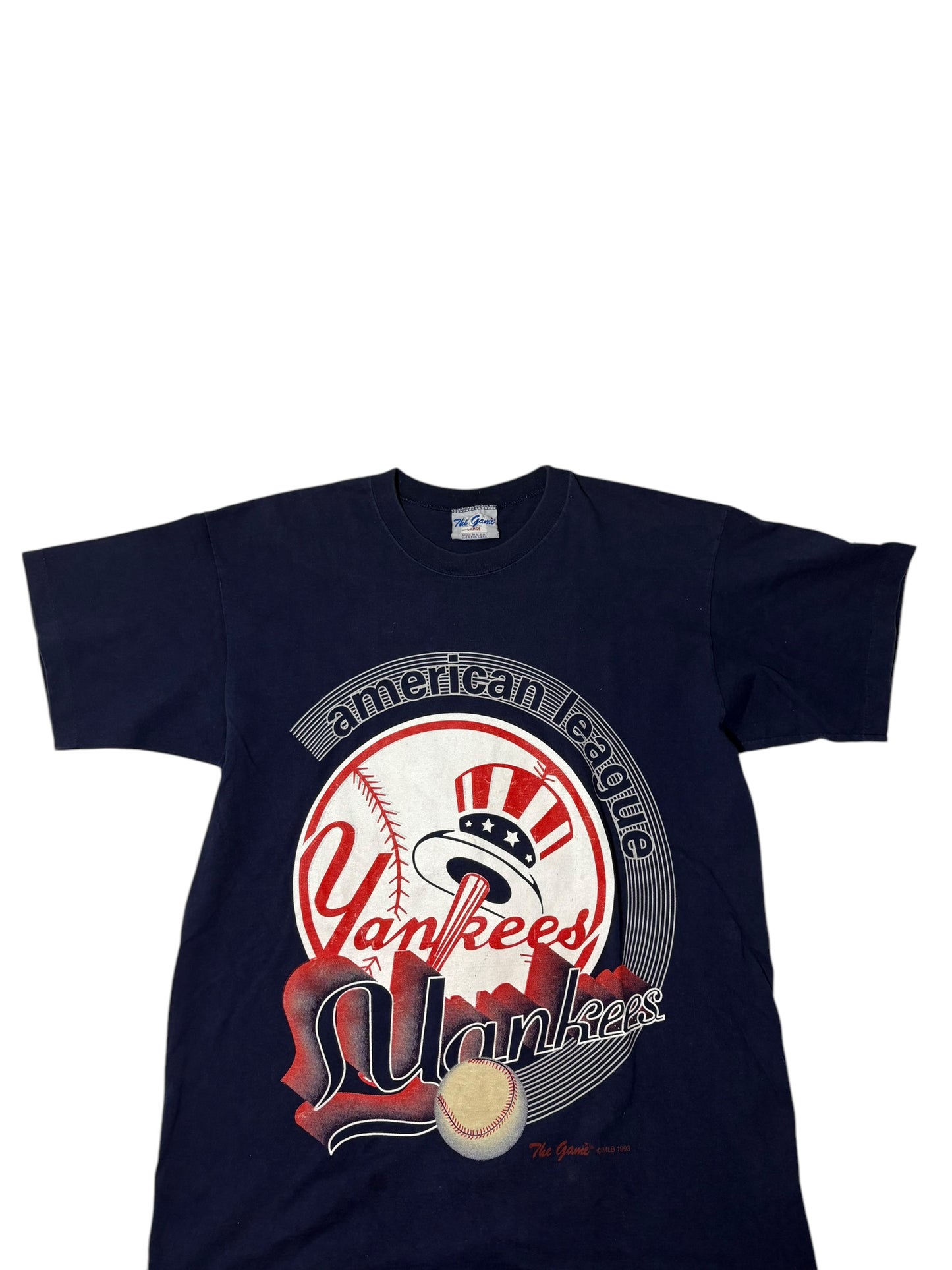 Vintage 1993 New York Yankees big logo tee