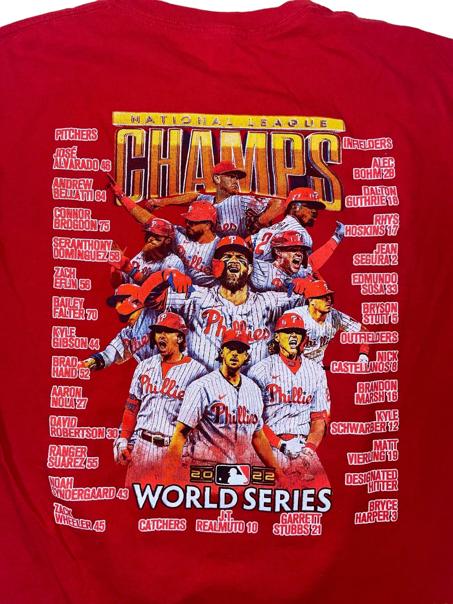 Philadelphia Phillies 2022 World Series parking lot T shirt