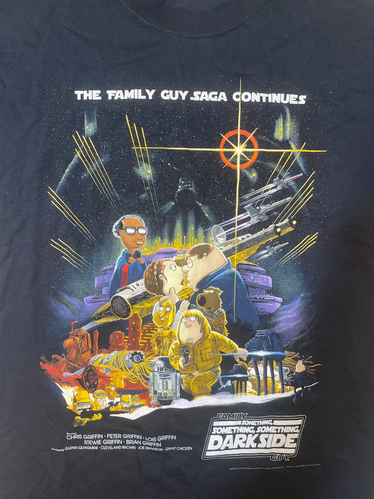 Family guy x Star Wars promo shirt
