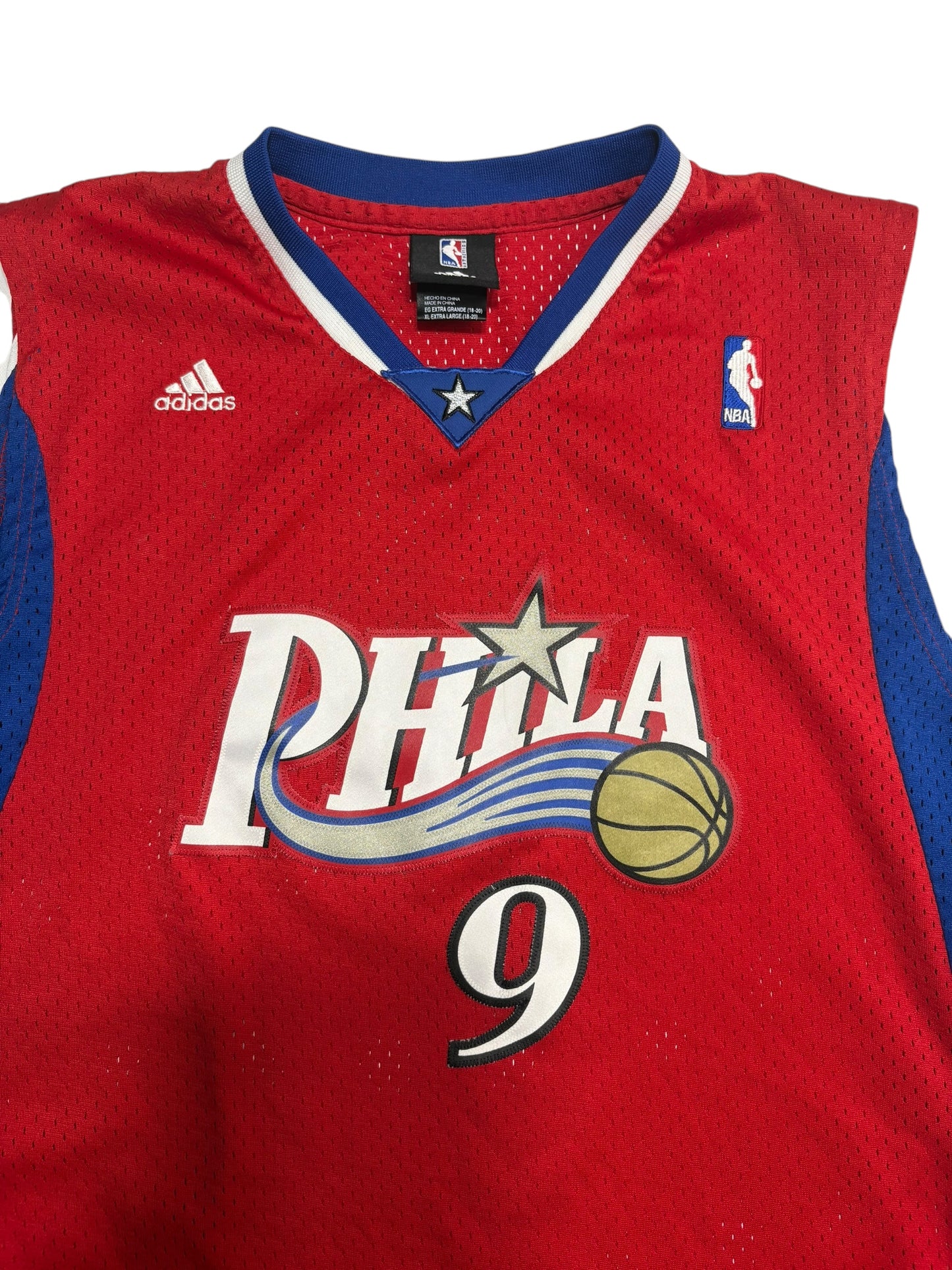 Y2K Andre Iguodala Philadelphia size youth XL