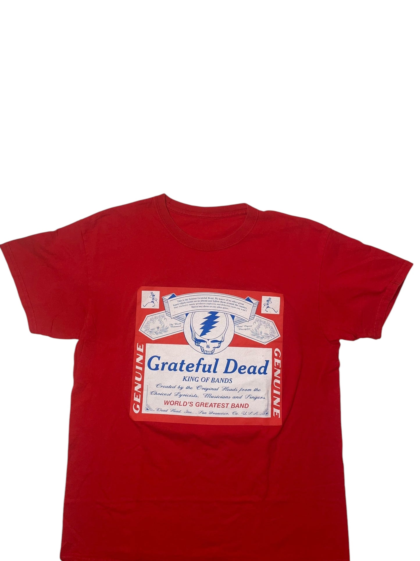 2000s Grateful Dead budwiser spin off t shirt
