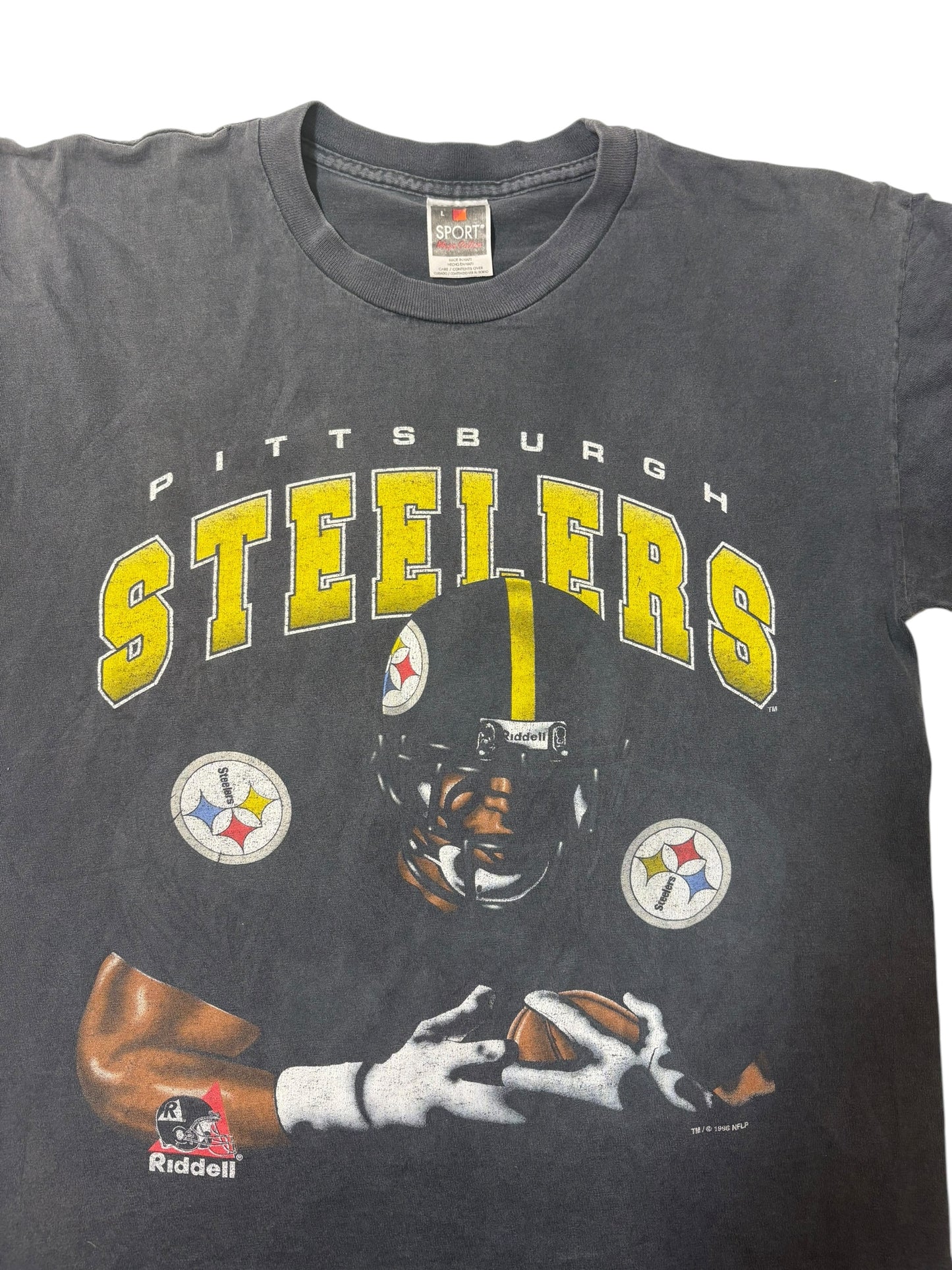 Vintage 1996 Pittsburgh Steelers Double sided player tee