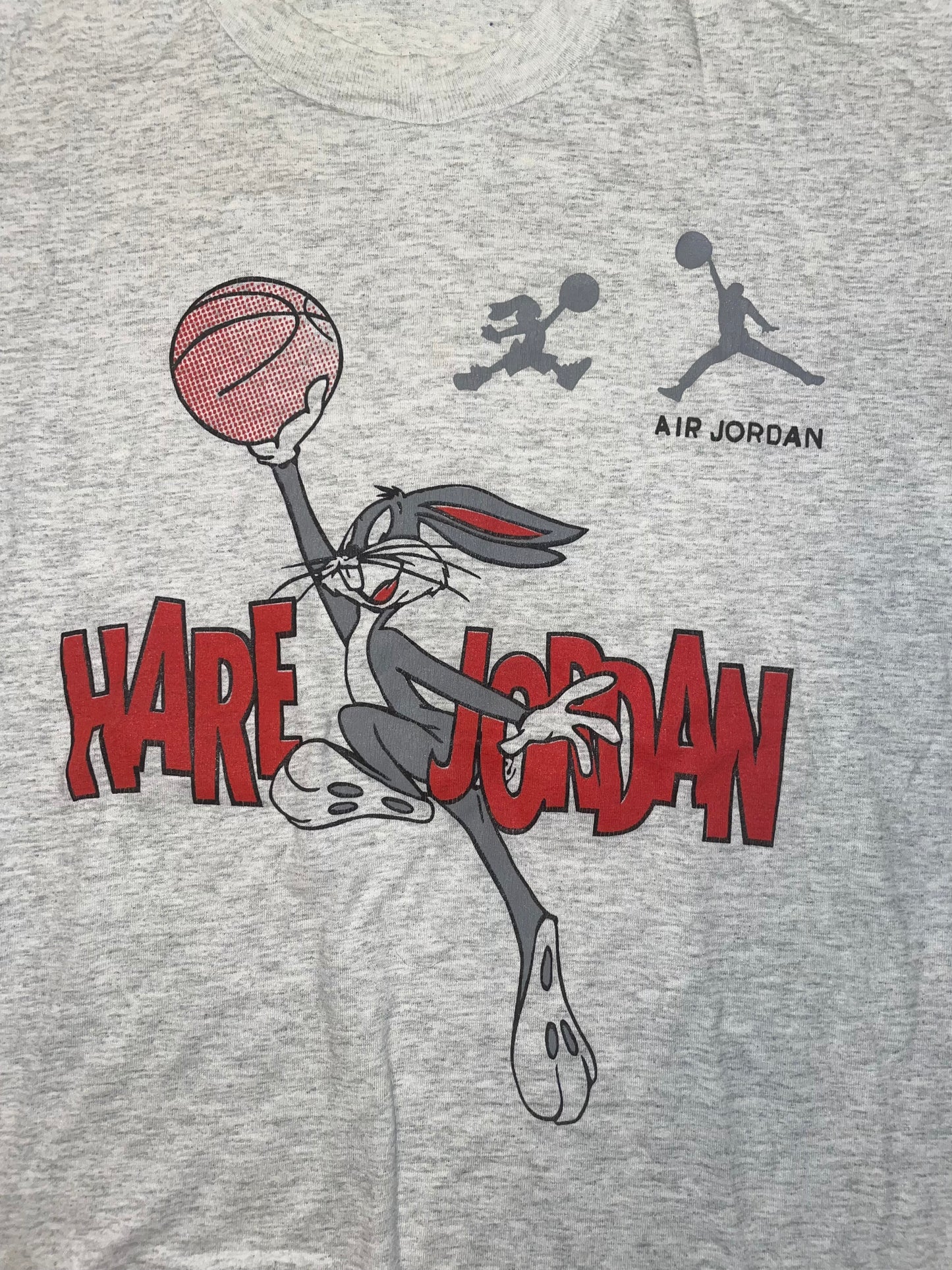 Vintage 1993 Hare Jordan looney tunes promo T shirt