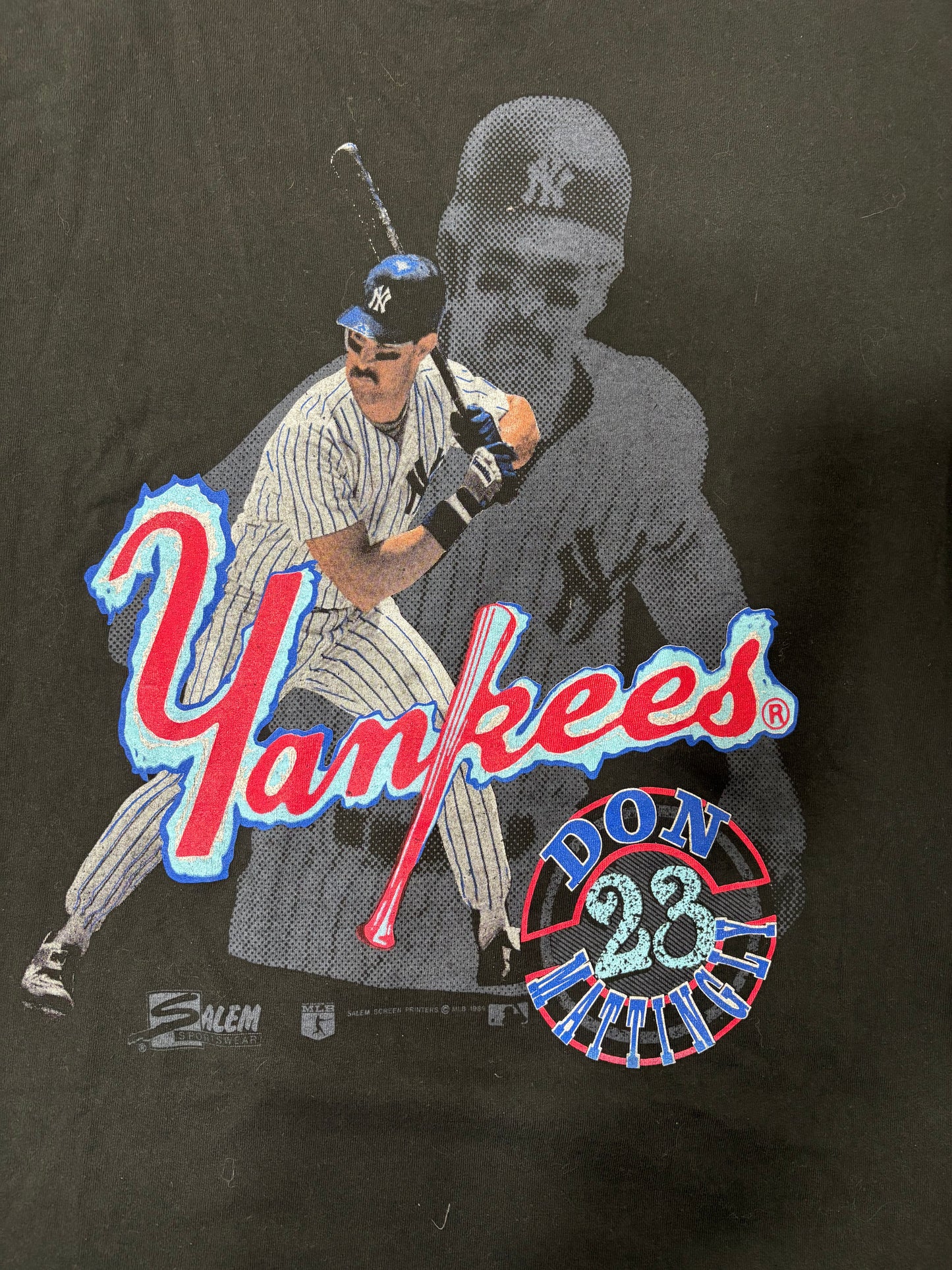 Vintage 1991 New York Yankees Don Mattingly player tee